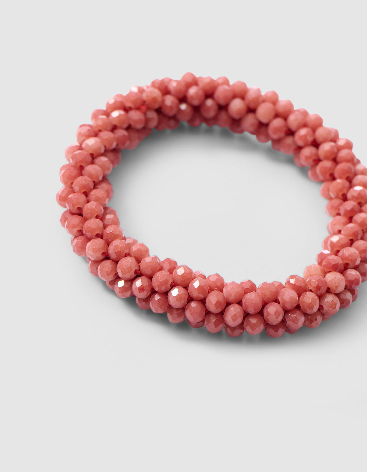 Beaded Haarelastiek Rood SHOEBY ACCESSOIRES