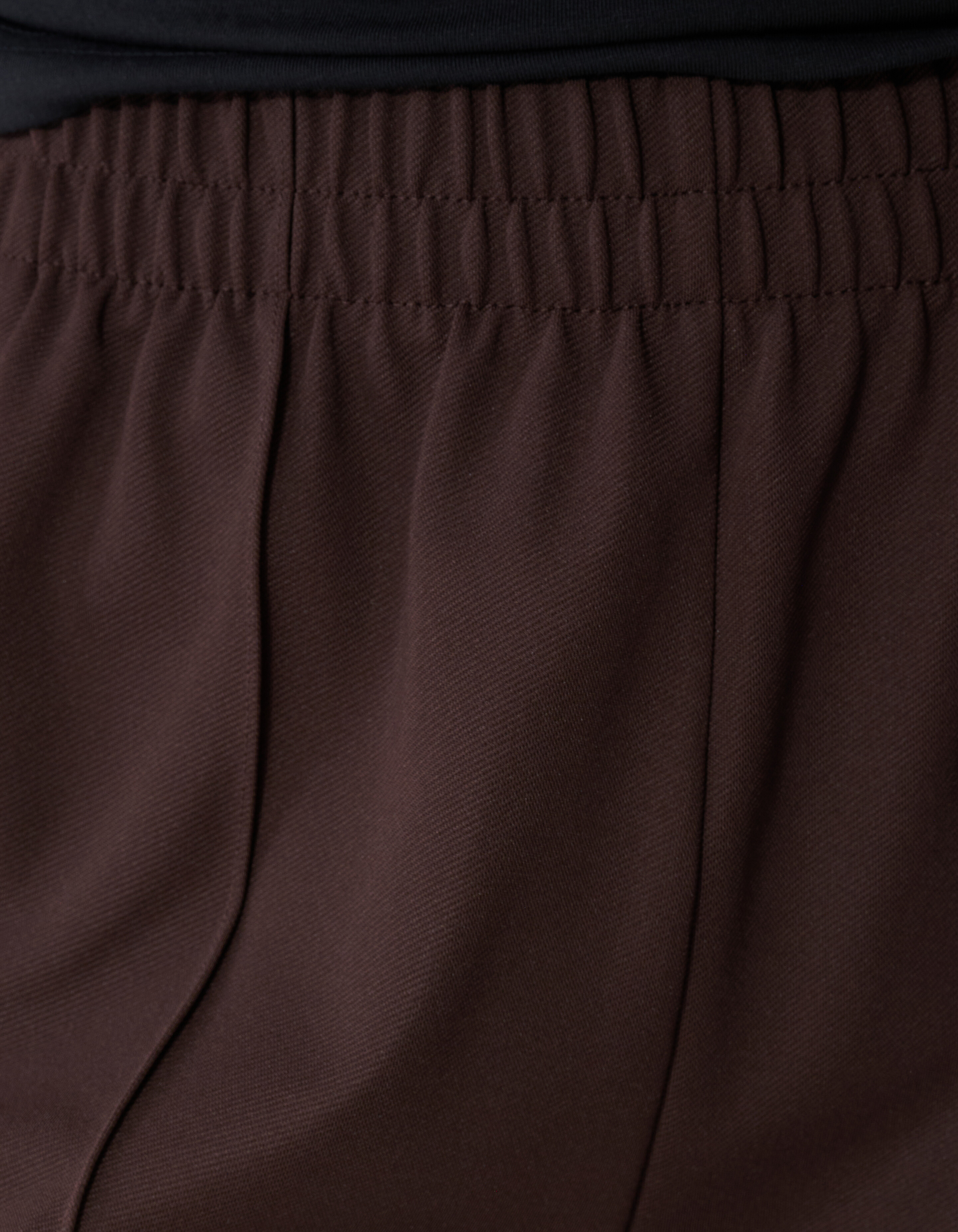 Basic Wide Leg Broek Donkerbruin SHOEBY WOMEN