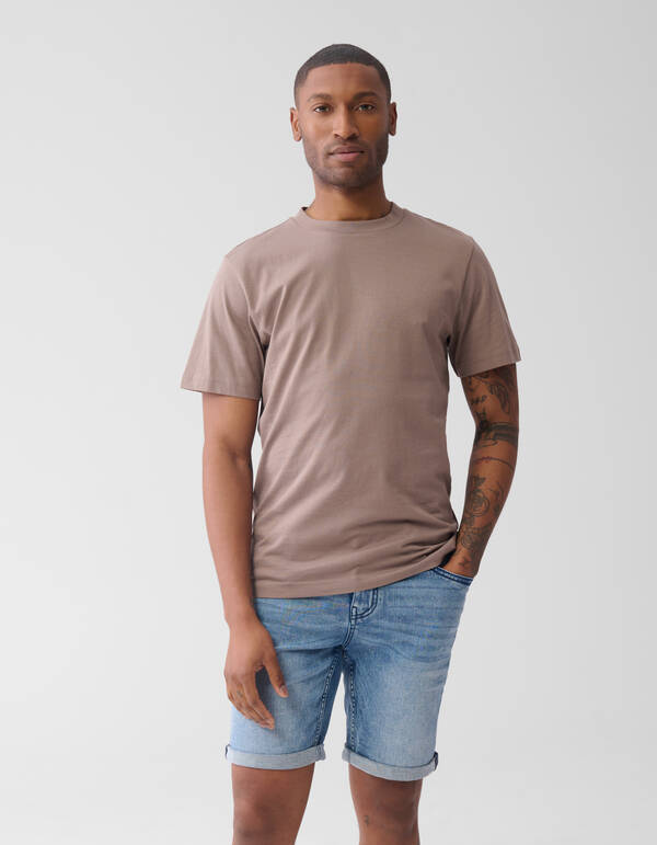 Studio Artwork T-shirt Lichtbruin SHOEBY MEN