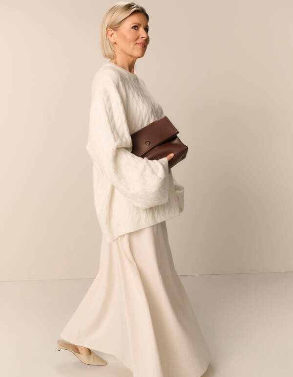 Maxi Rok Gebroken Wit By Lonneke SHOEBY WOMEN