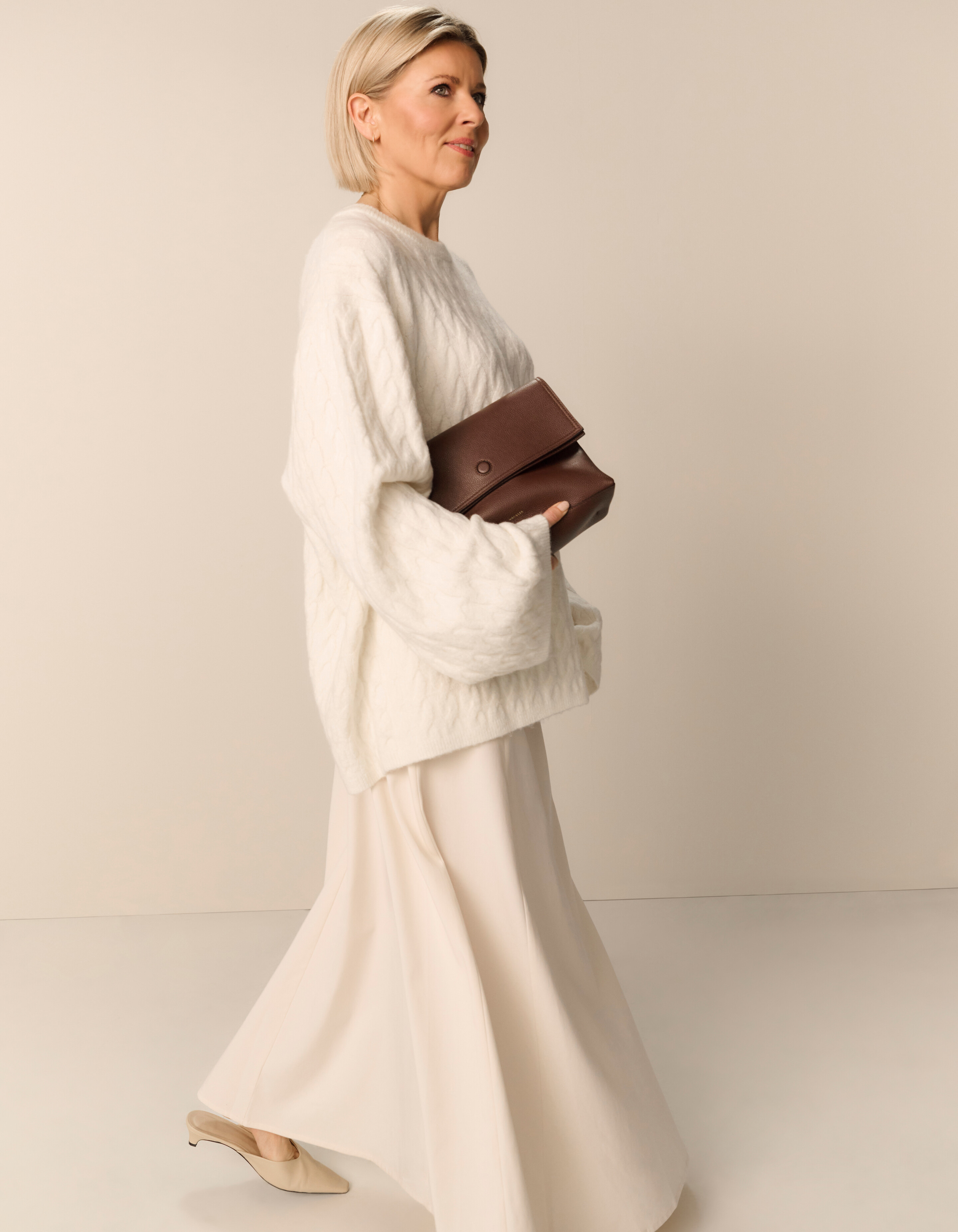 Maxi Rok Gebroken Wit By Lonneke SHOEBY WOMEN