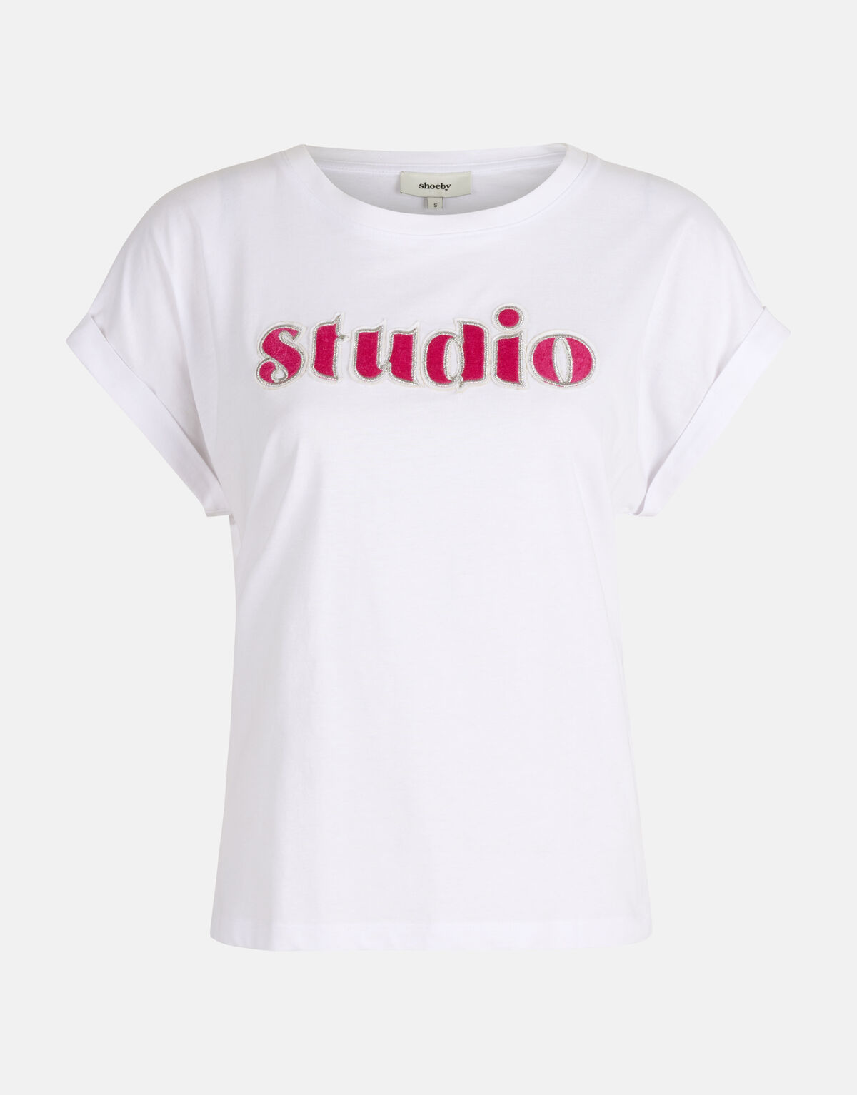 Artwork T-shirt Wit SHOEBY WOMEN