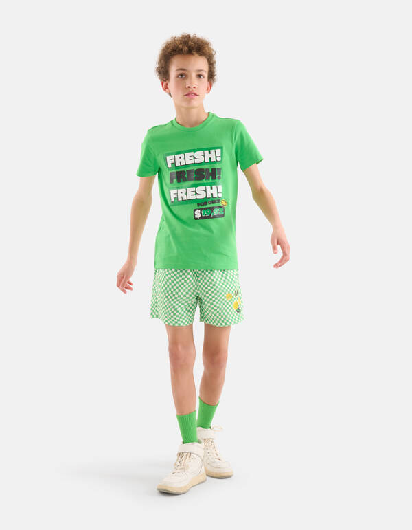 Artwork T-shirt Groen By Dylan SHOEBY BOYS