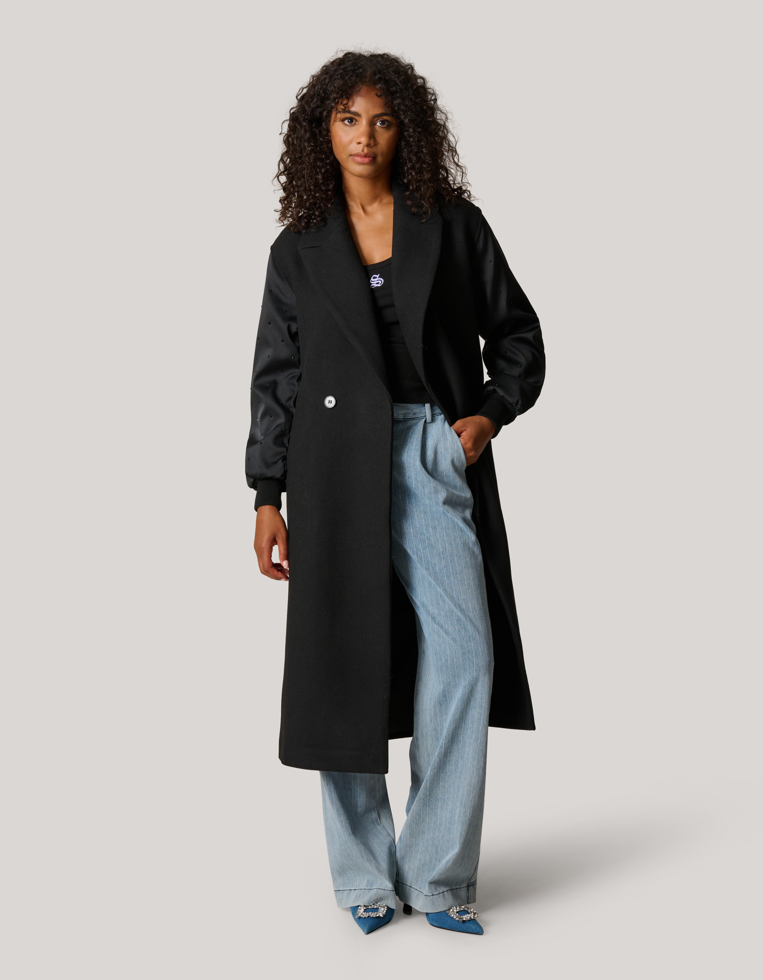 Combi Bomber Jas Zwart SHOEBY WOMEN