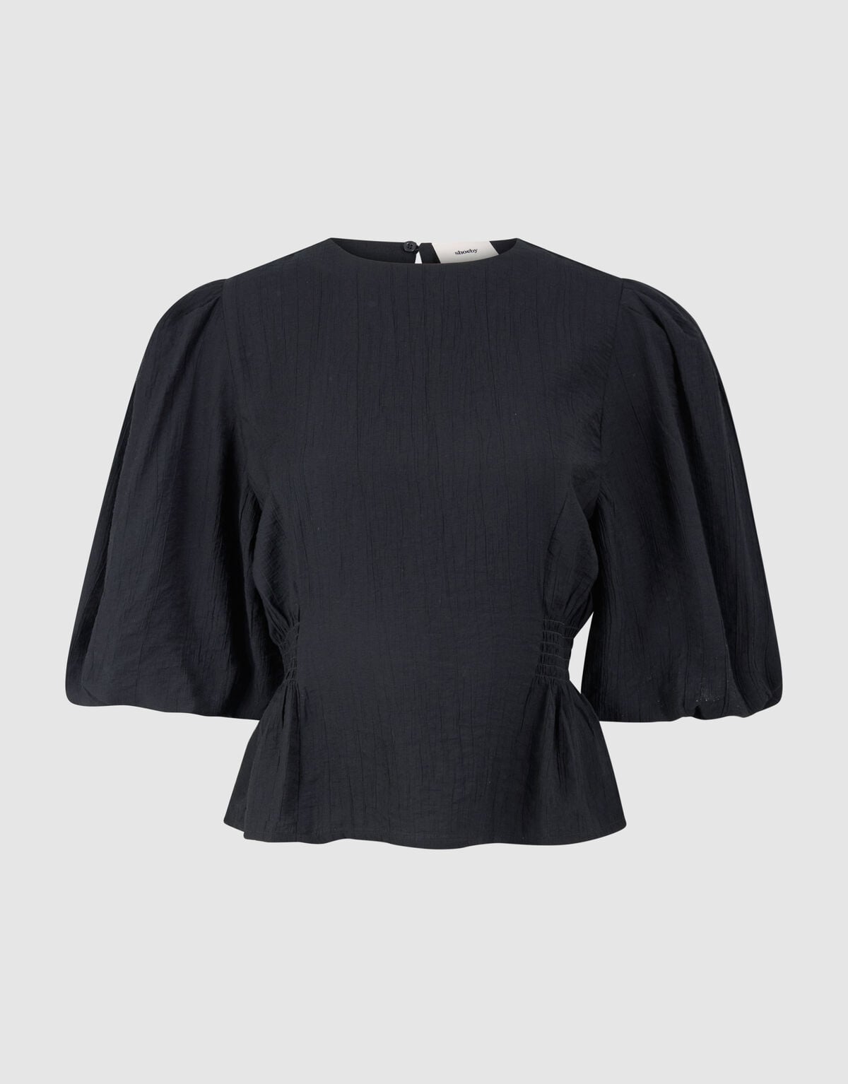 Smock Puff Top Zwart SHOEBY WOMEN