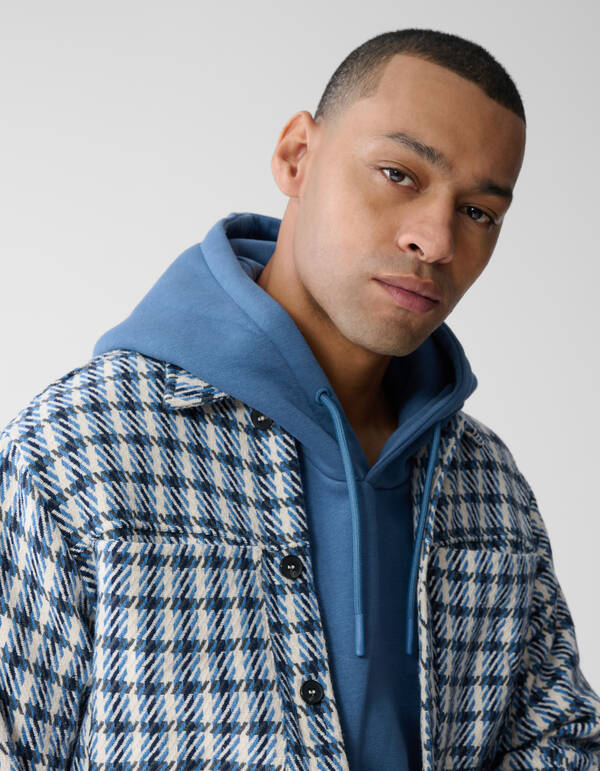 Ruiten Overshirt Blauw SHOEBY MEN