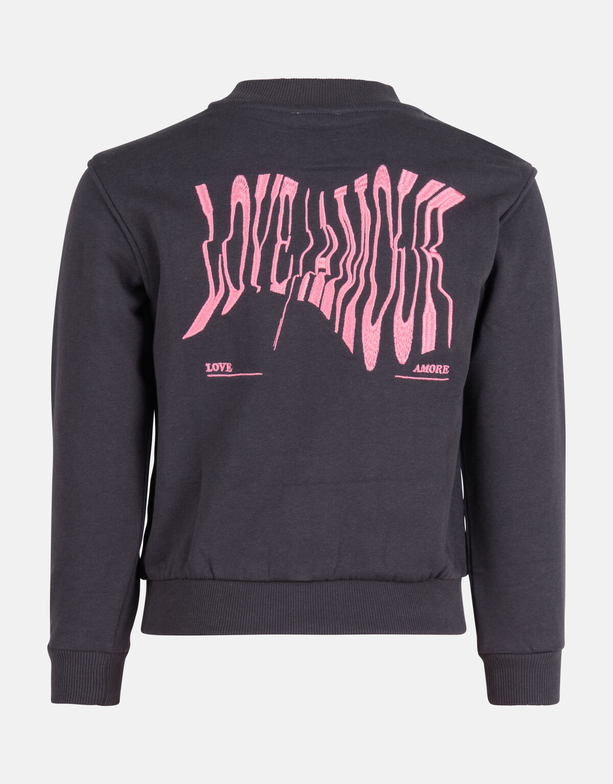 Geborduurde Sweater Donkergrijs SHOEBY GIRLS