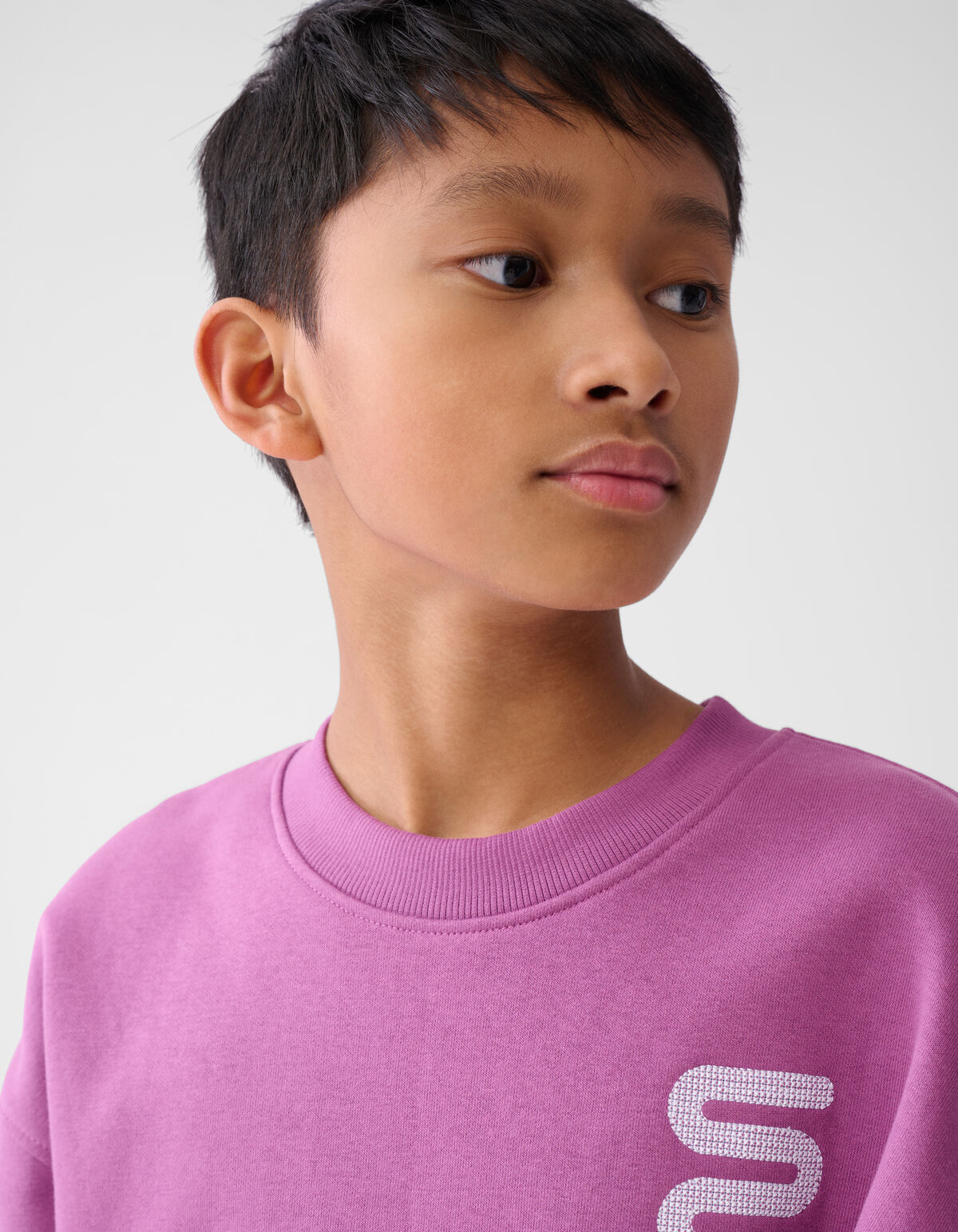 Artwork Sweater Paars SHOEBY BOYS