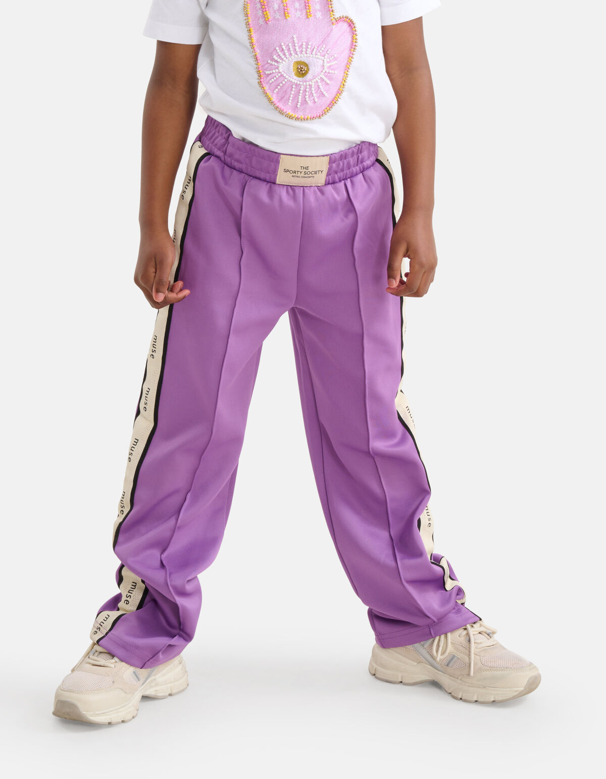Sporty Tape Broek Paars SHOEBY GIRLS
