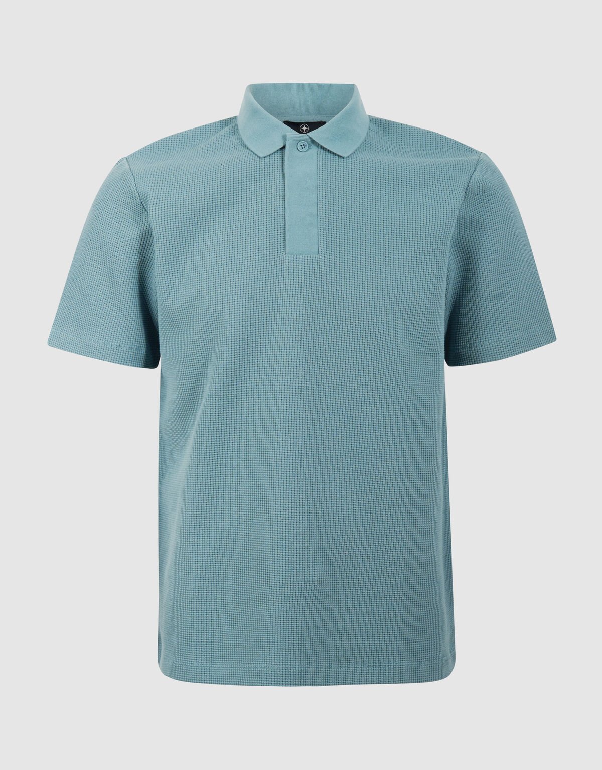 Waffle Polo Donkergroen SHOEBY MEN