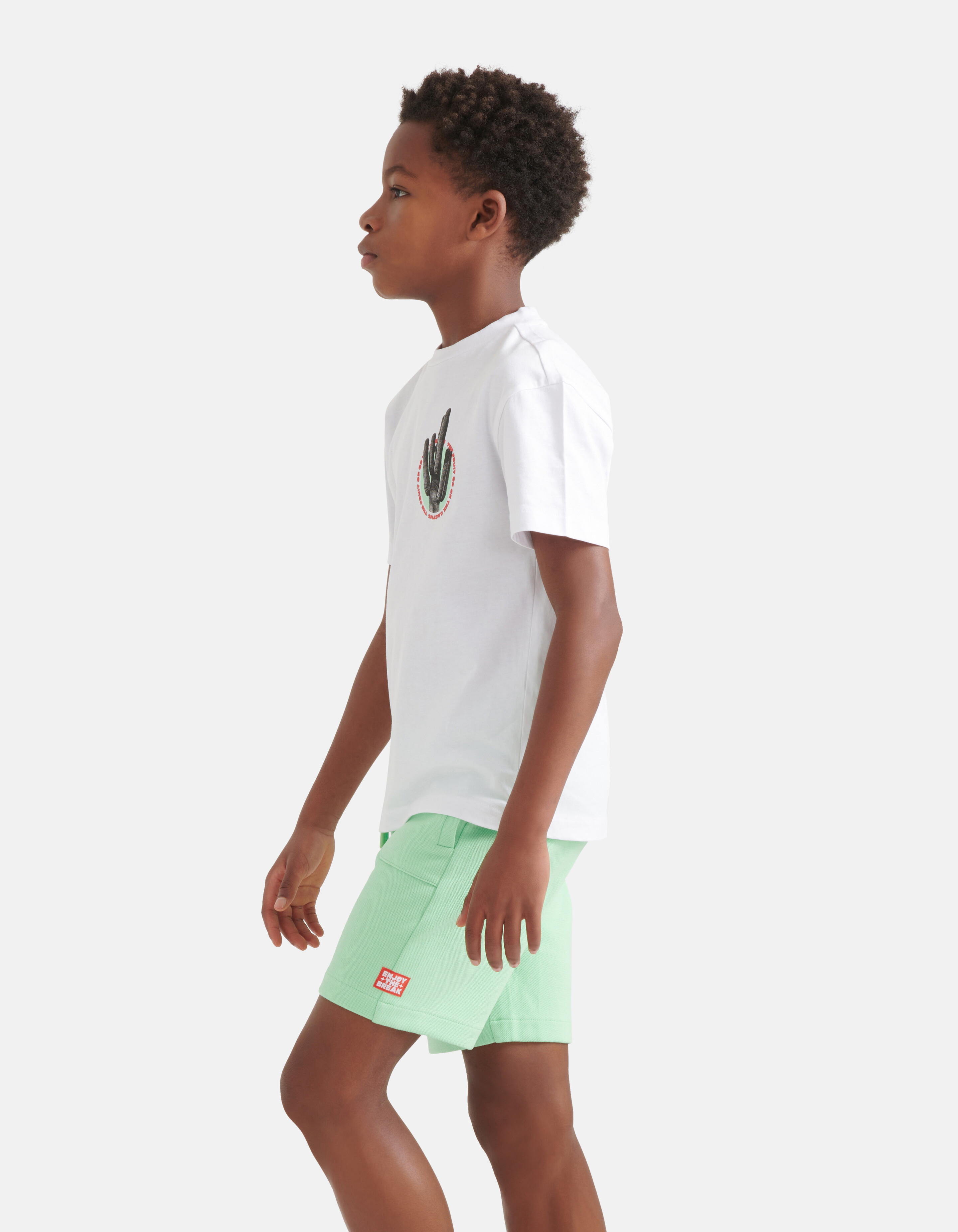 Structuur Short Lichtgroen SHOEBY BOYS