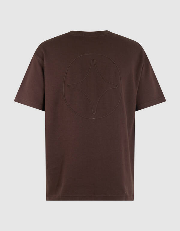 Cord Pocket T-shirt Donkerbruin SHOEBY MEN