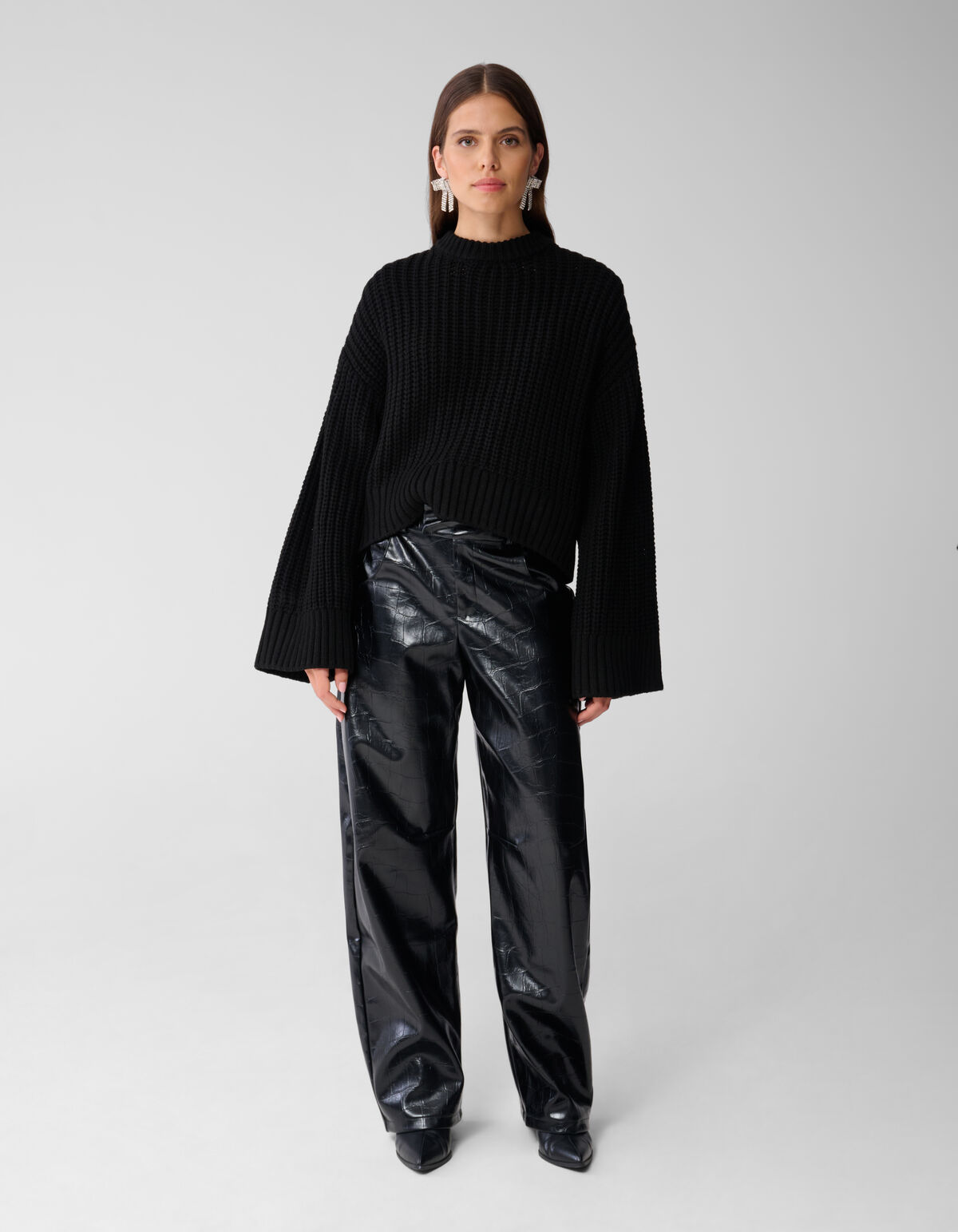 Gebreide Trui Zwart SHOEBY WOMEN