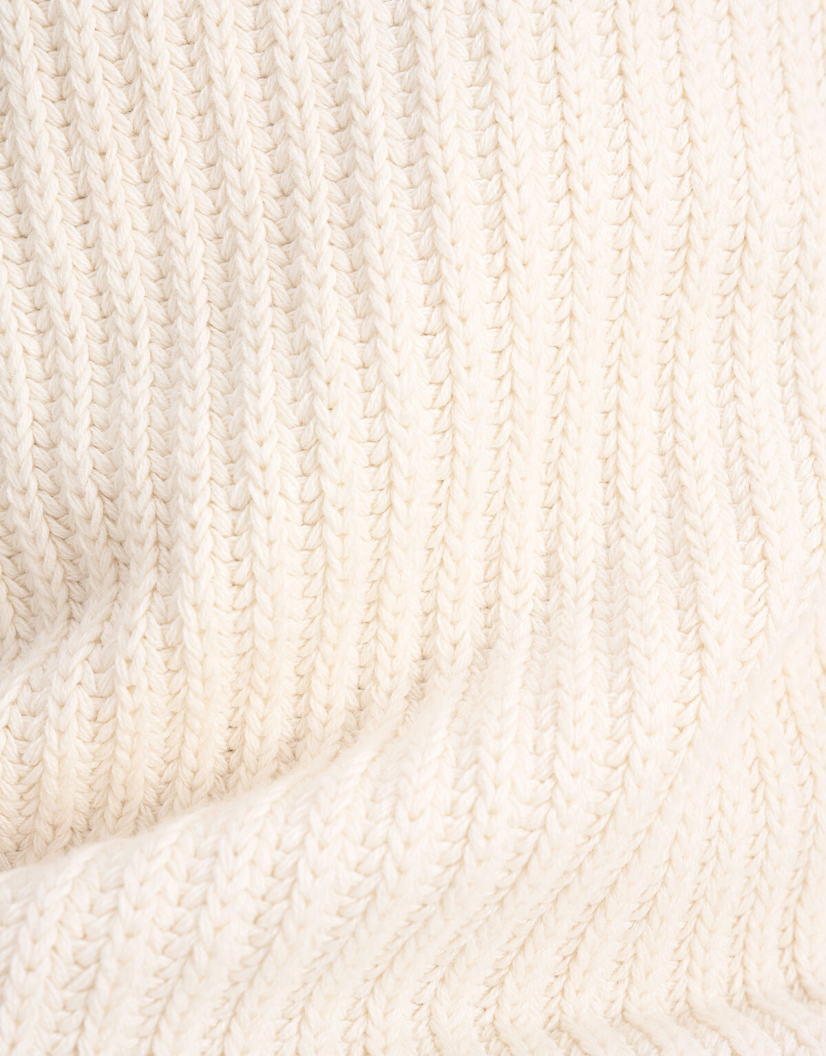 Grof Gebreide Trui Gebroken Wit SHOEBY MEN