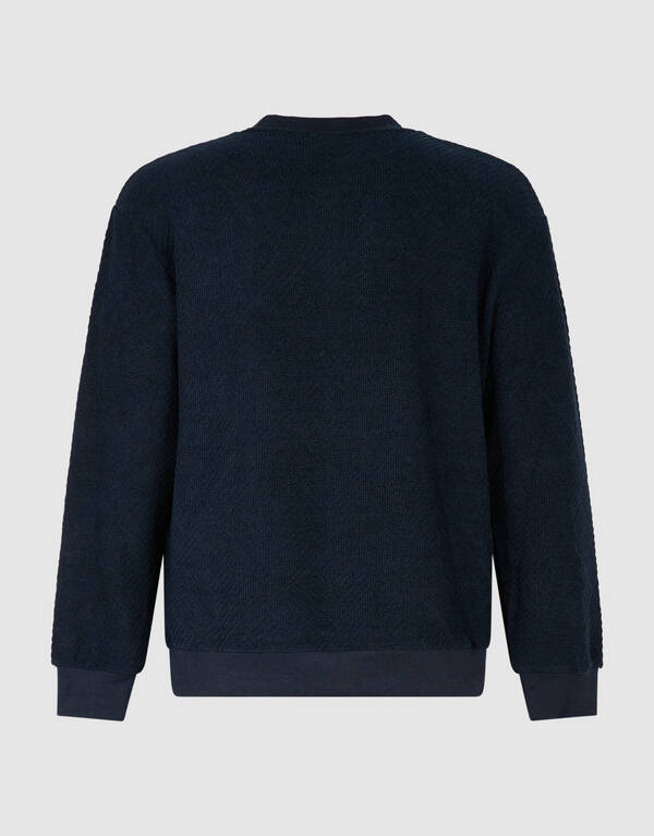 Soft Block Sweater Donkerblauw SHOEBY MEN