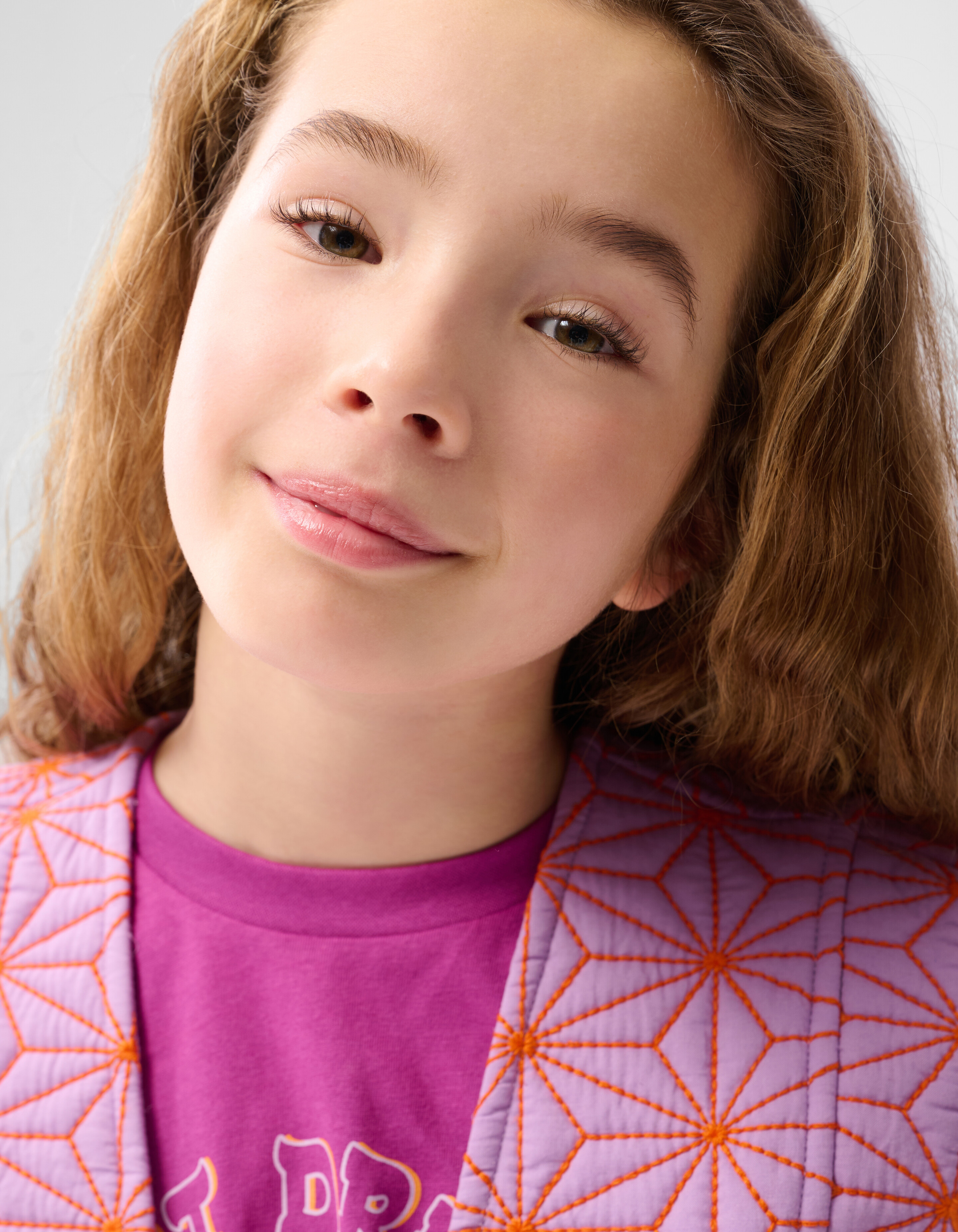 Stitched Structuur Gilet Lichtpaars SHOEBY GIRLS
