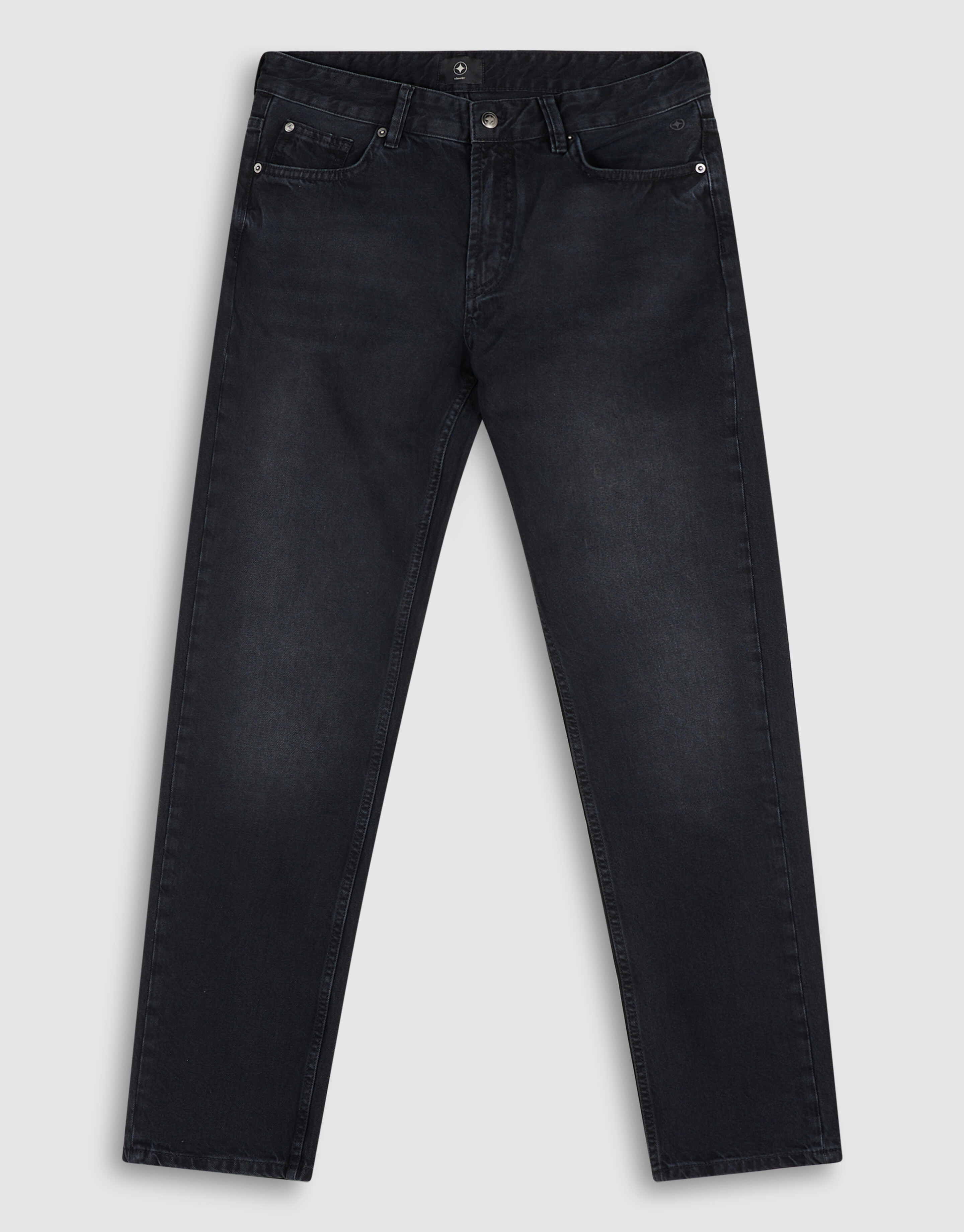 Modern Straight Fit Jeans Zwart L34 SHOEBY MEN