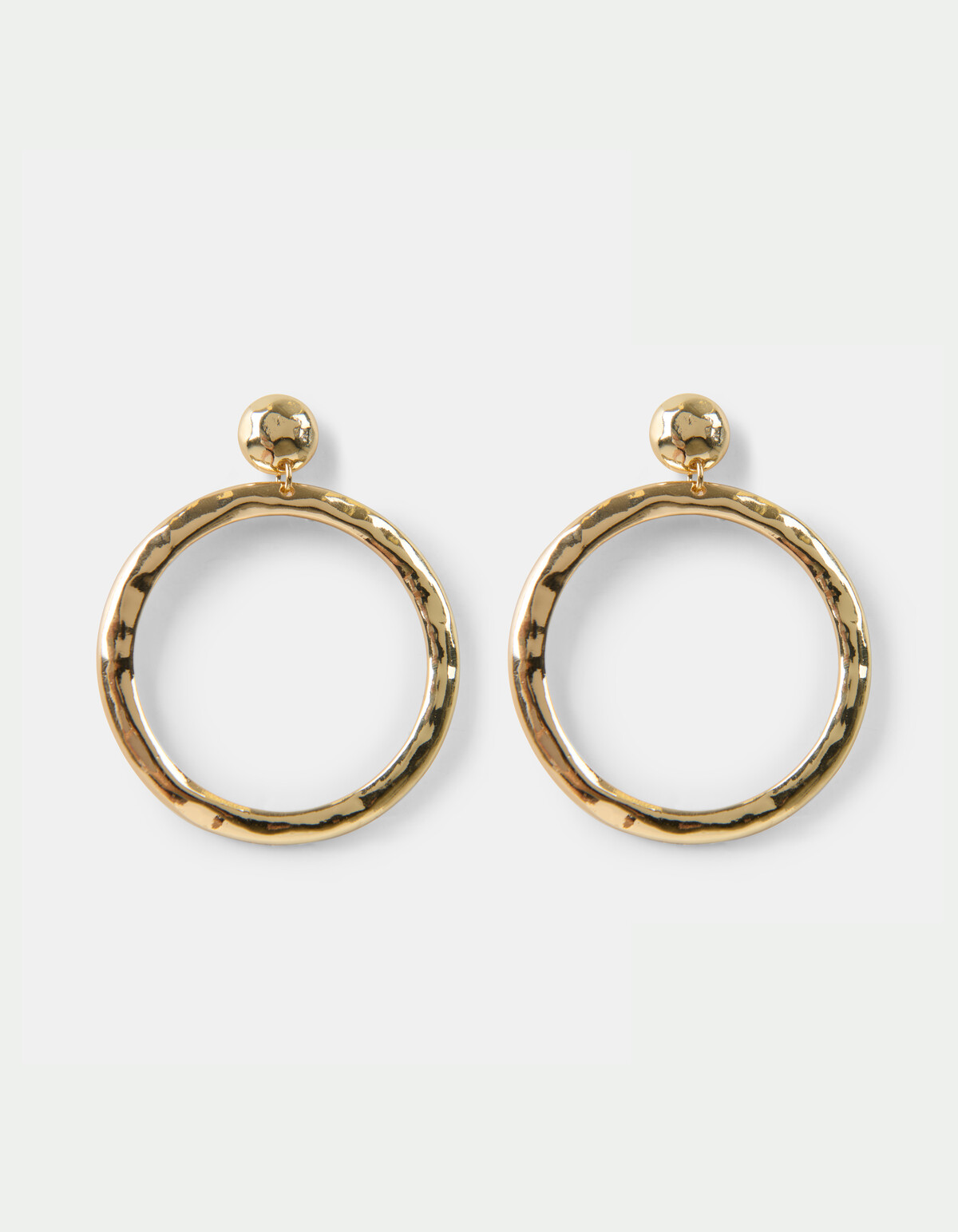 Big Hammered Hoops Oorbellen SHOEBY ACCESSOIRES