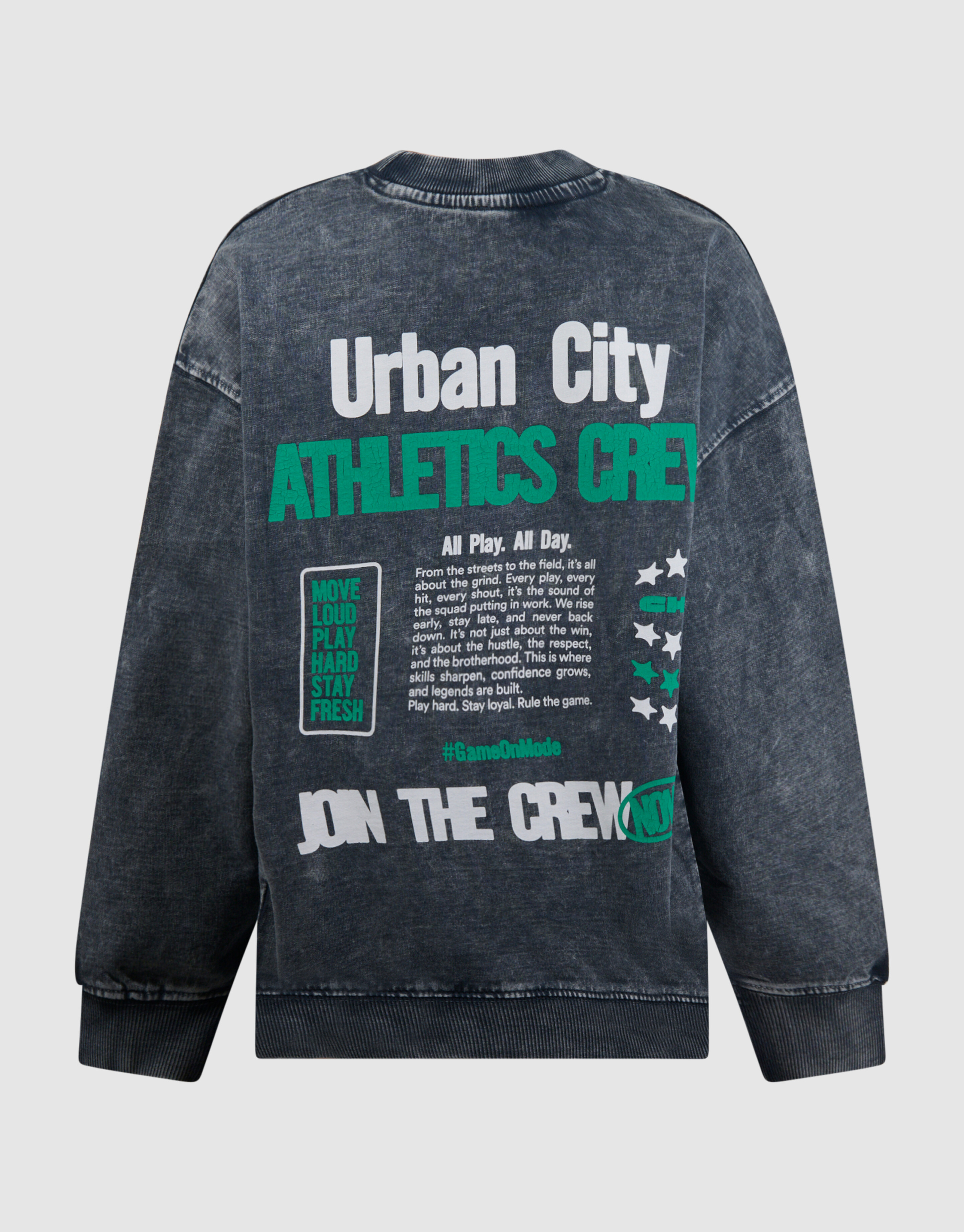 Urban City Sweater Donkergrijs SHOEBY BOYS