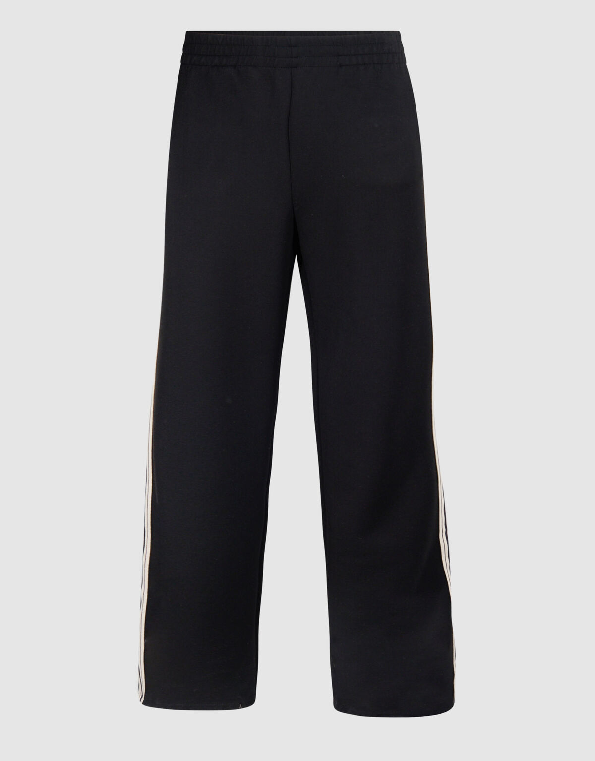 Sporty Wide Leg Broek Zwart SHOEBY WOMEN