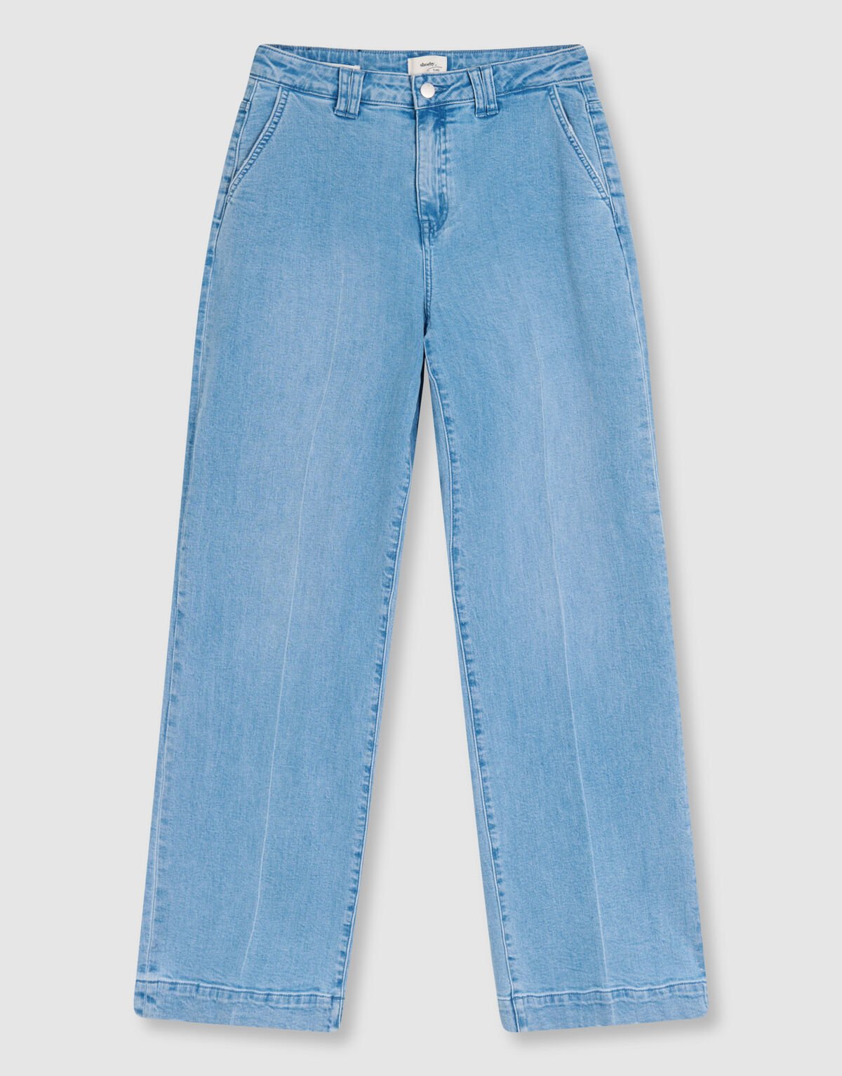 Wide Leg Fit Jeans Mediumstone By Fred SHOEBY WOMEN