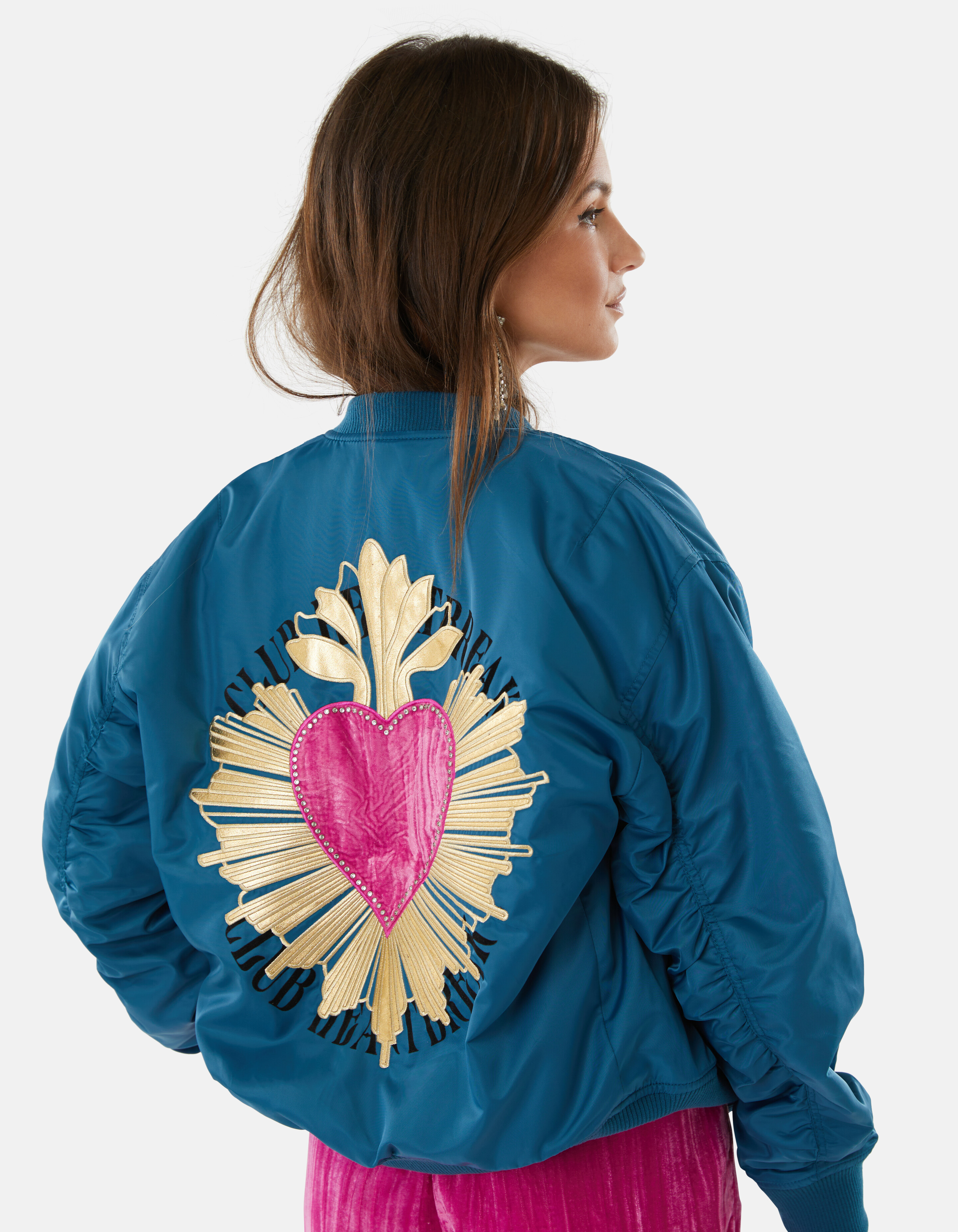 Artwork Bomber Blauw By Lizzy SHOEBY WOMEN
