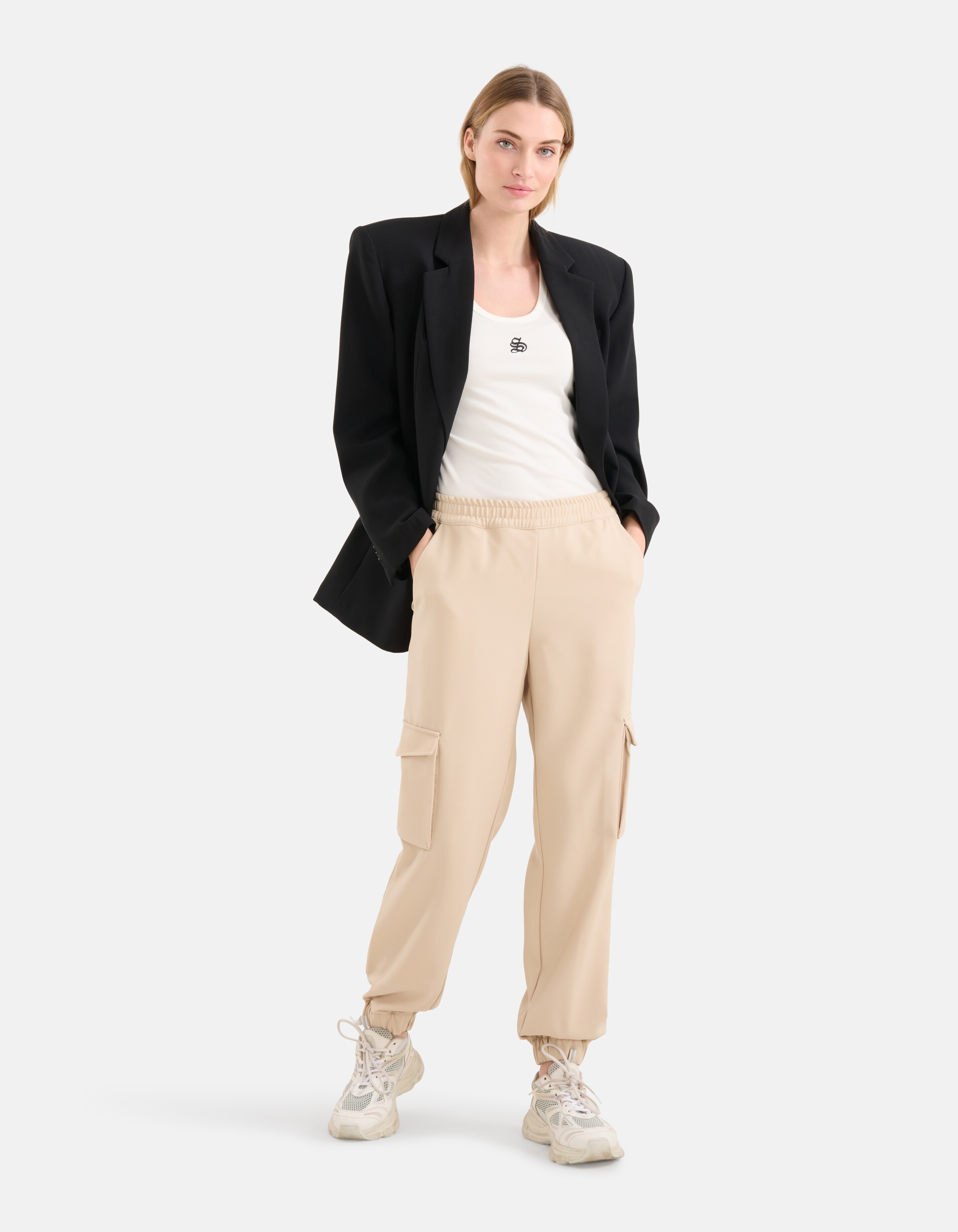 Cargo Broek Beige SHOEBY WOMEN