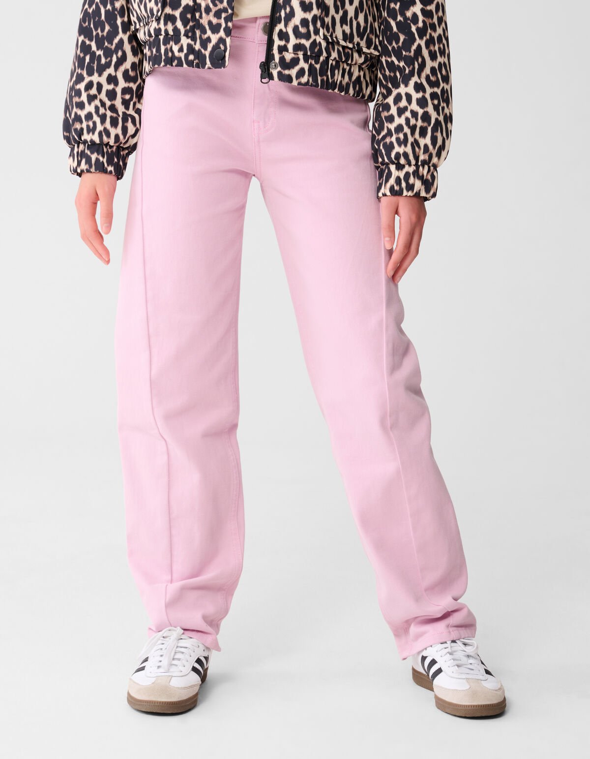 Barrel Fit Jeans Lichtroze SHOEBY GIRLS