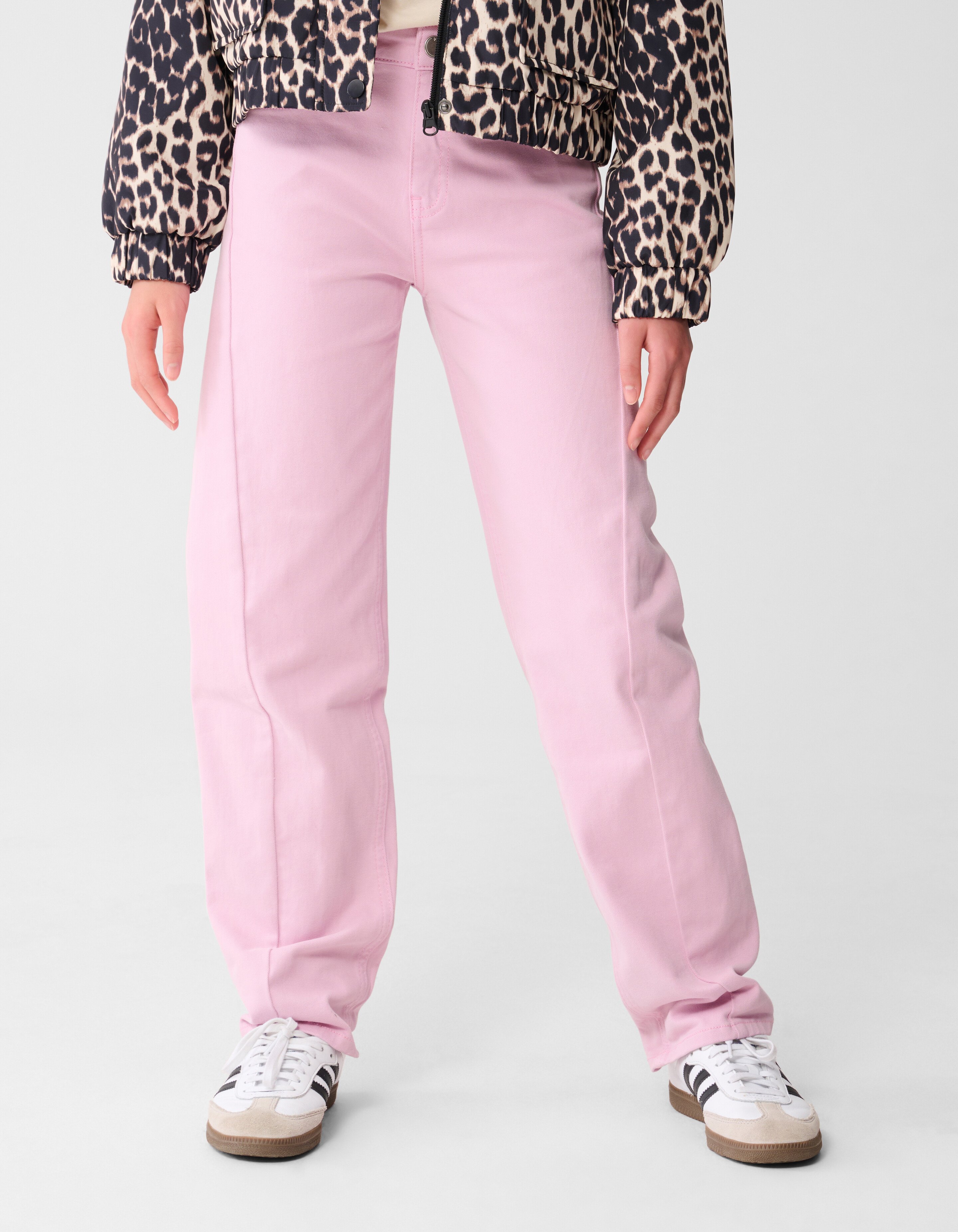 Barrel Fit Jeans Lichtroze SHOEBY GIRLS