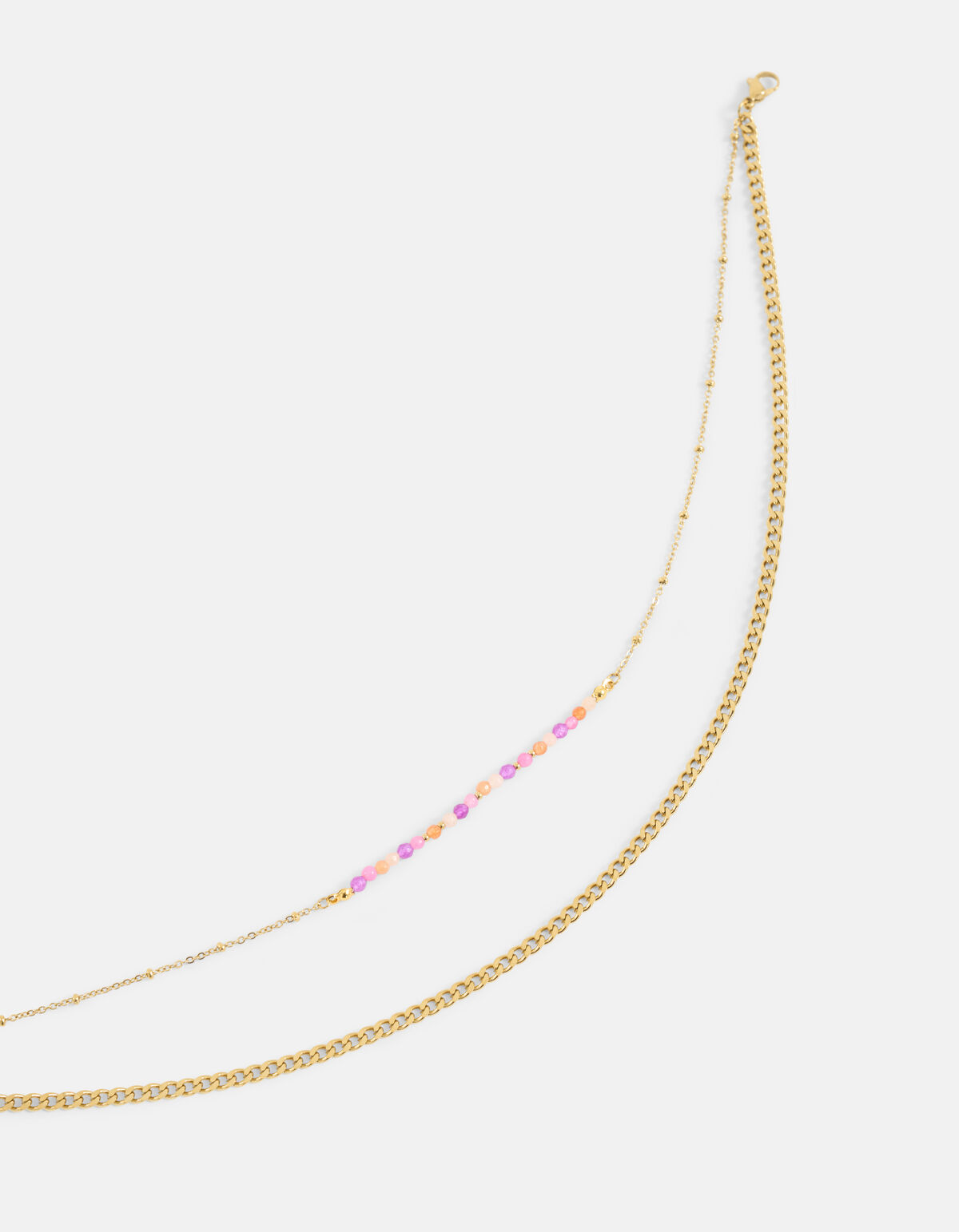 Gekleurde Ketting Goud SHOEBY ACCESSOIRES