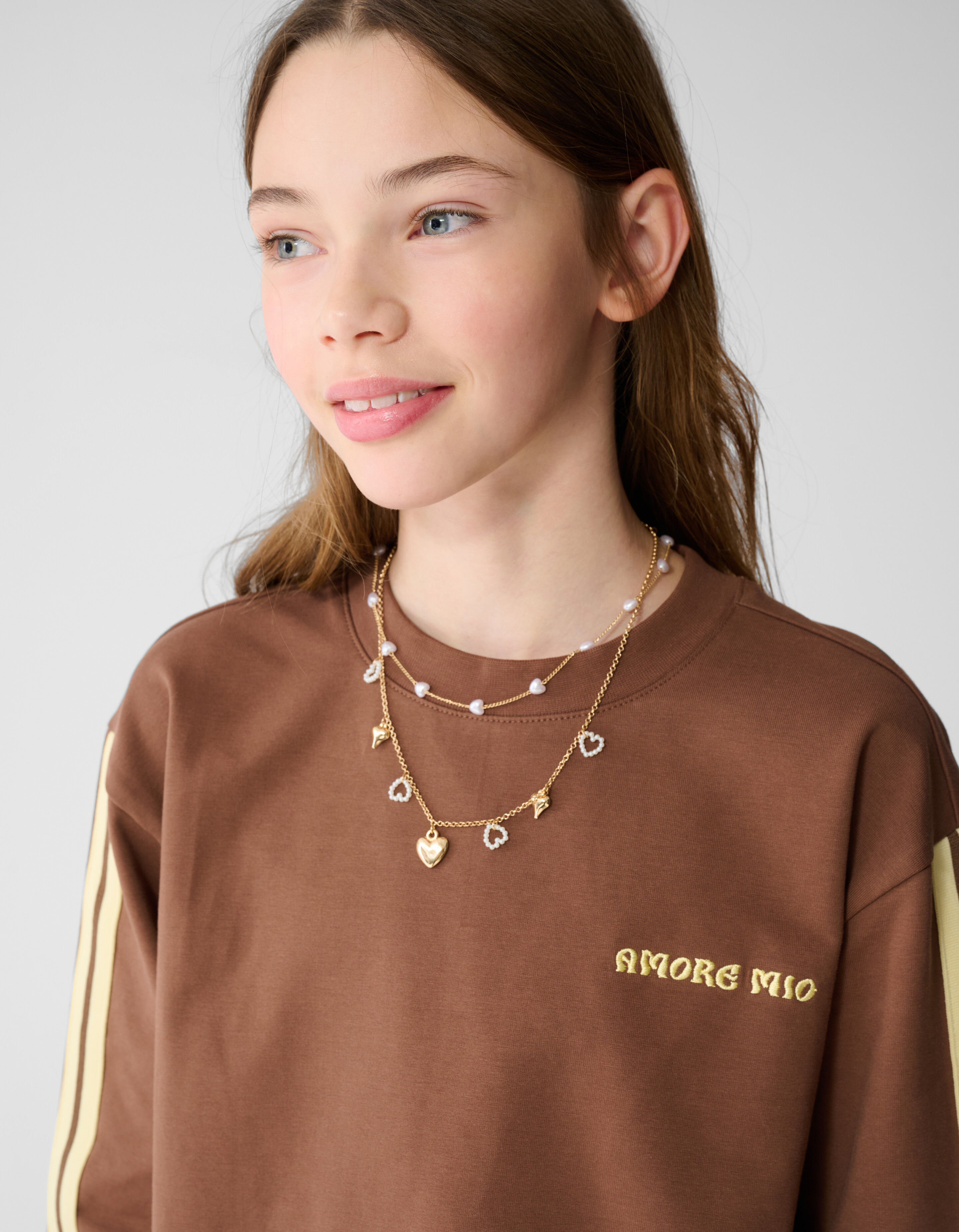 Sporty Amore Sweater Donkerbruin SHOEBY GIRLS