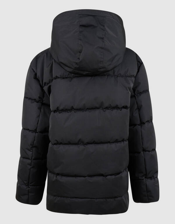 Lange Puffer Jas Zwart SHOEBY BOYS