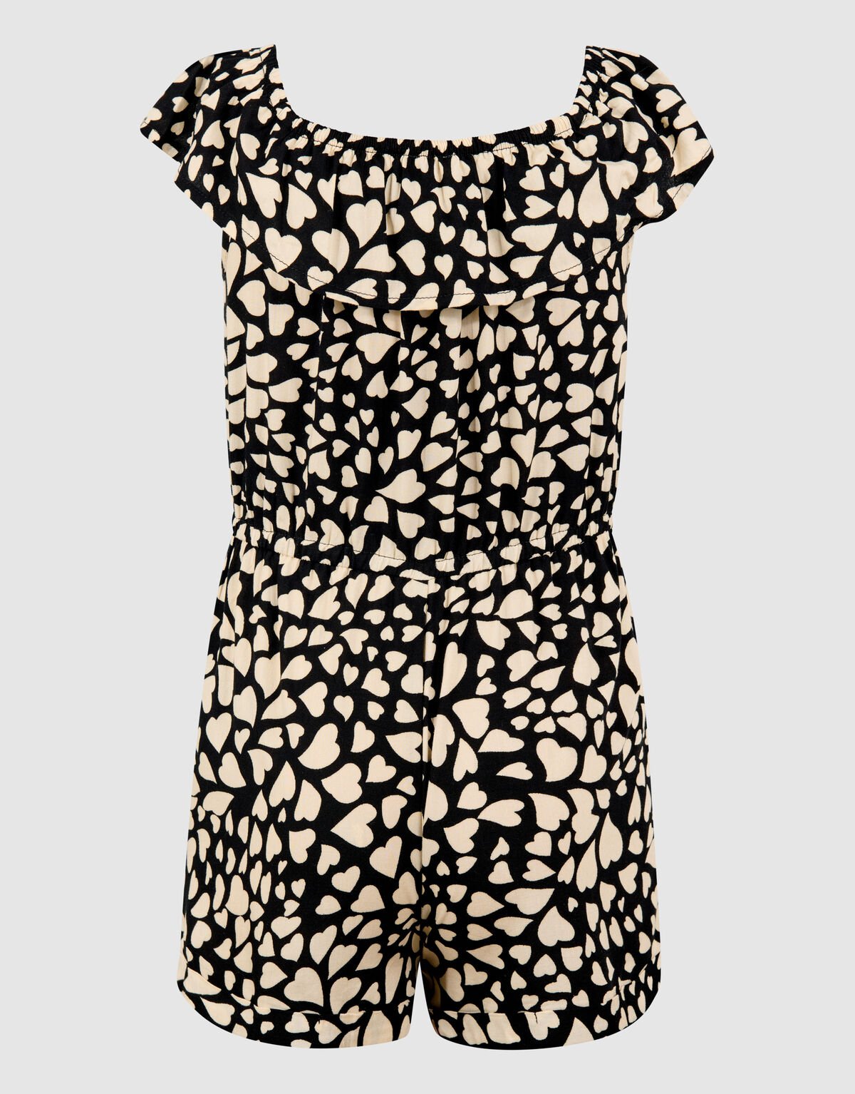 Heart Jumpsuit Zwart SHOEBY GIRLS
