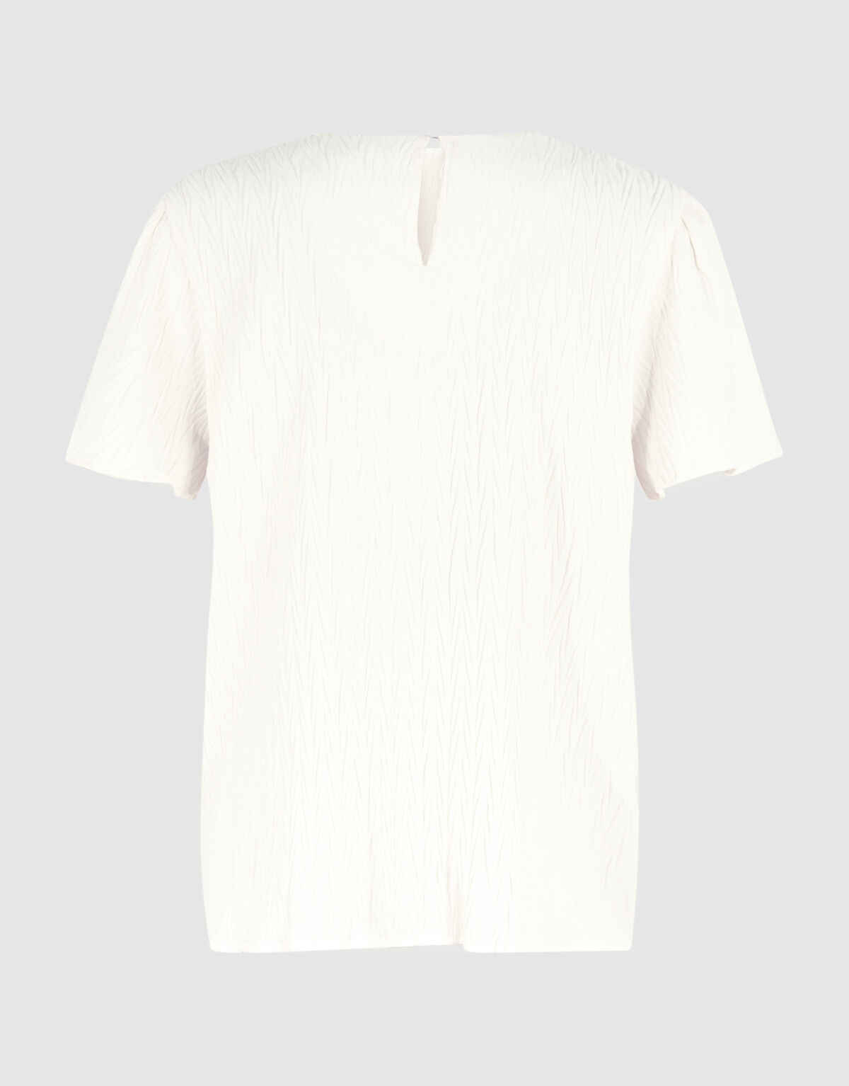 Crinkle Twist Top Gebroken Wit SHOEBY WOMEN