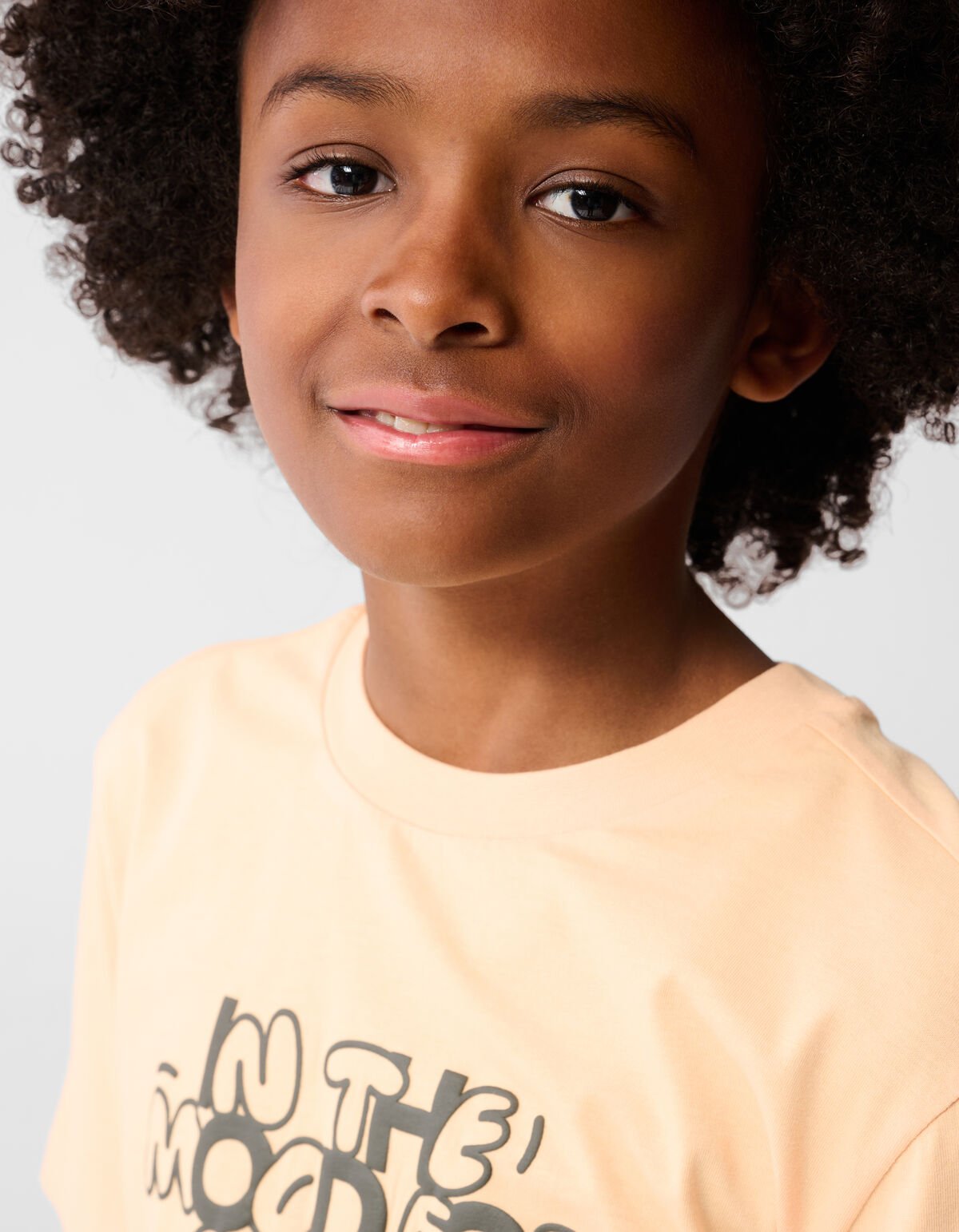Hot Summer Artwork T-shirt Lichtoranje SHOEBY BOYS