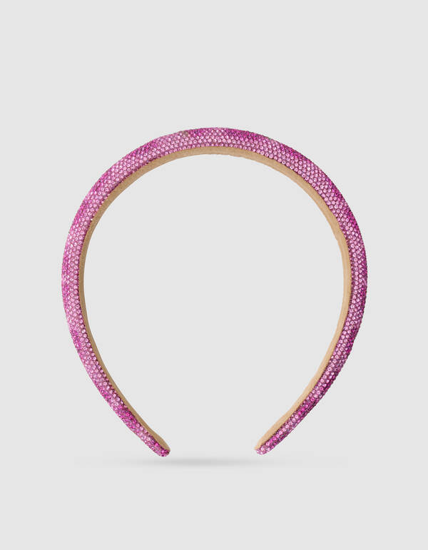 Strass Strawberry Haarband Roze SHOEBY GIRLS