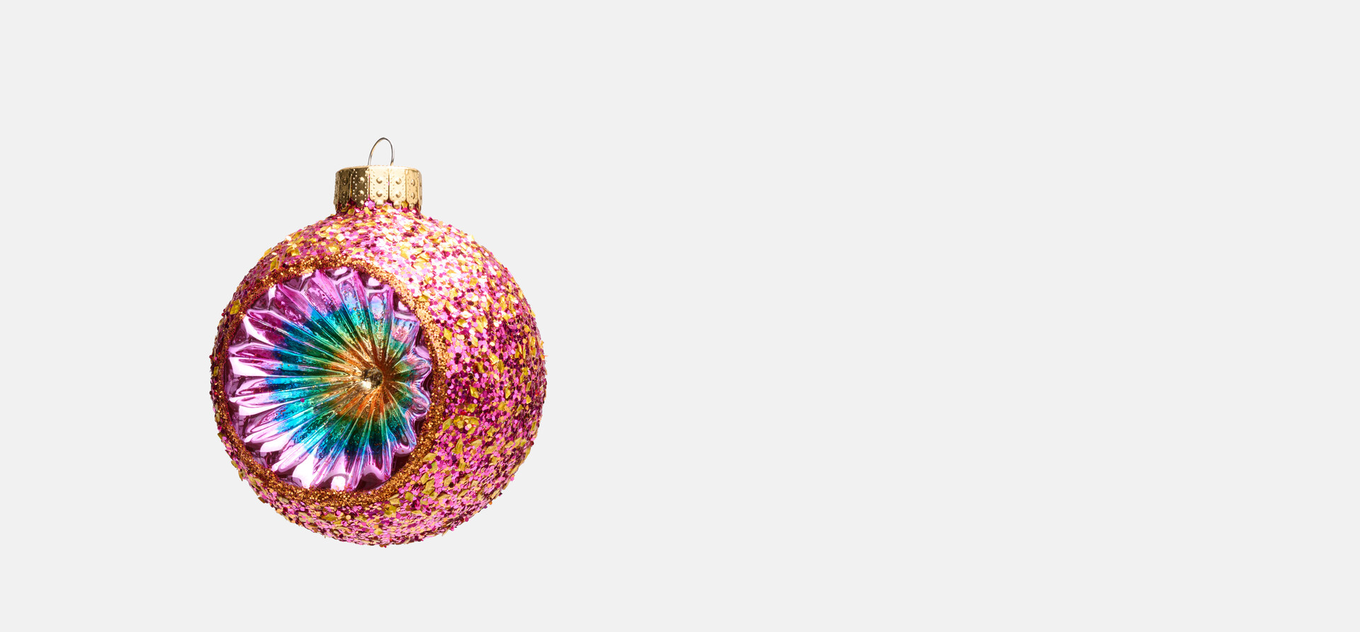 Glitter Reflector Kerstbal By Fred SHOEBY ACCESSOIRES
