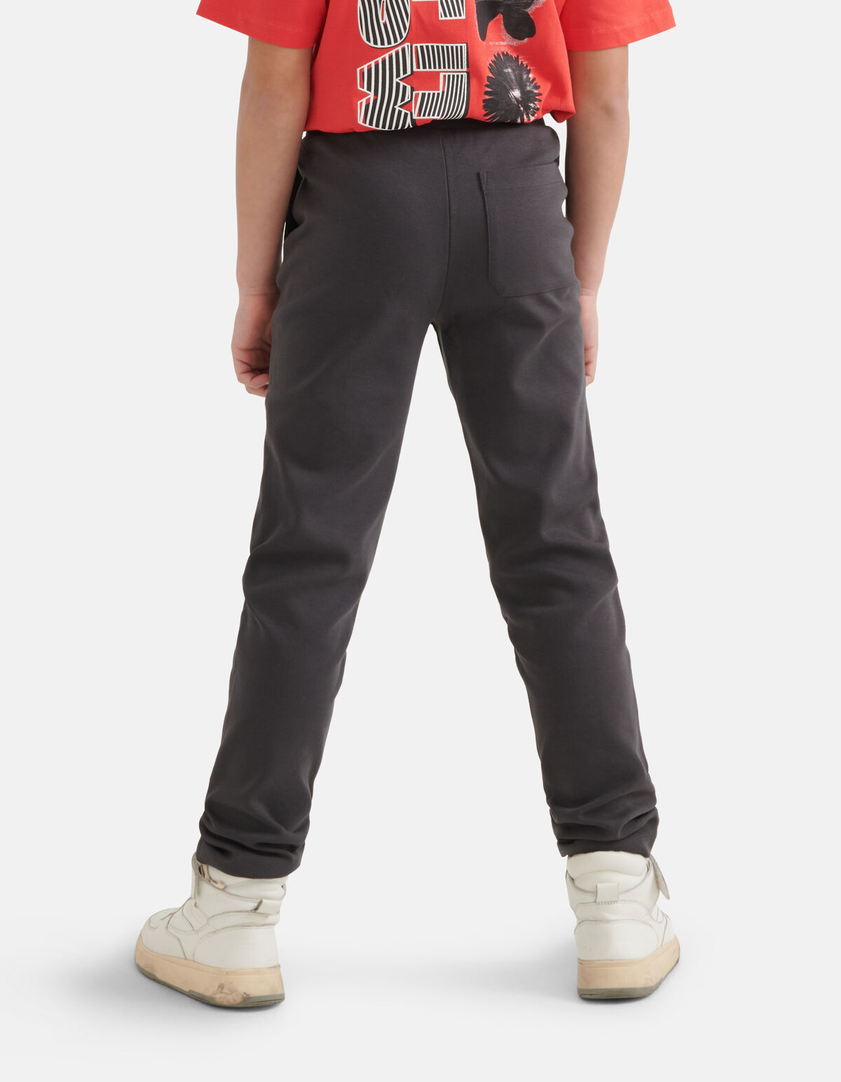 Slim Fit Broek Donkergrijs SHOEBY BOYS