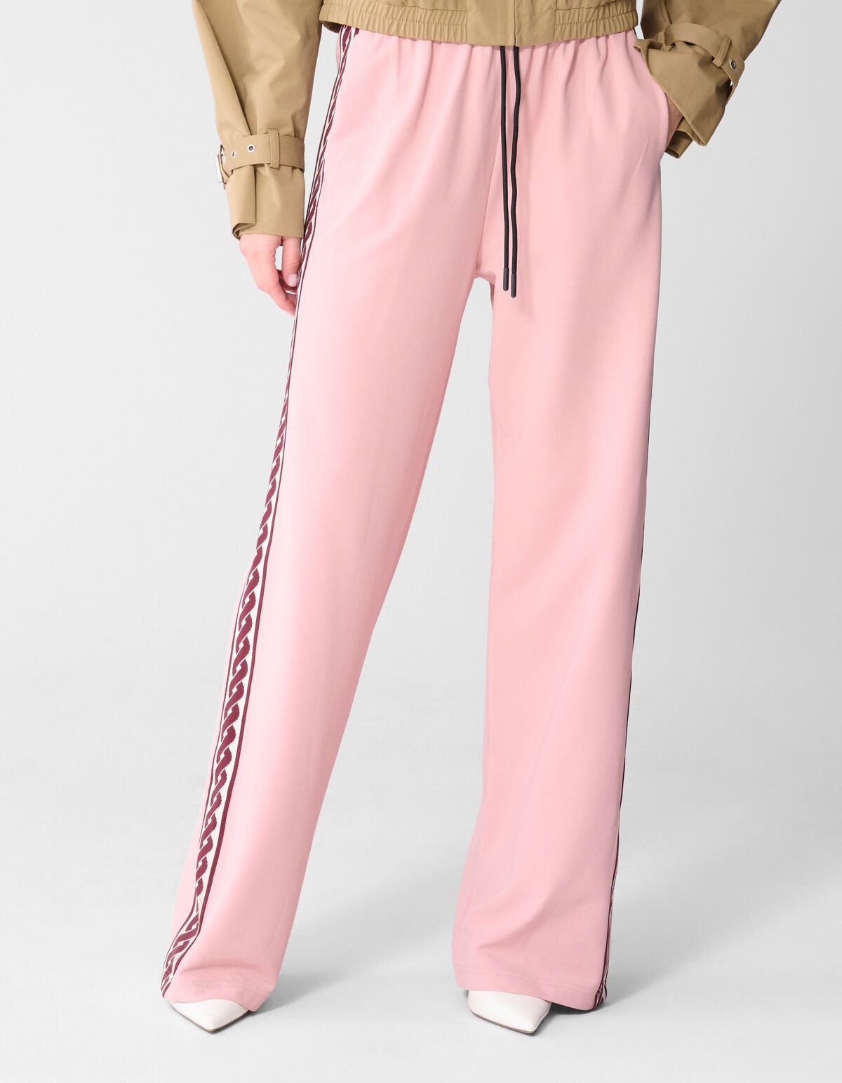 Swirl Wide Leg Fit Broek Roze SHOEBY WOMEN