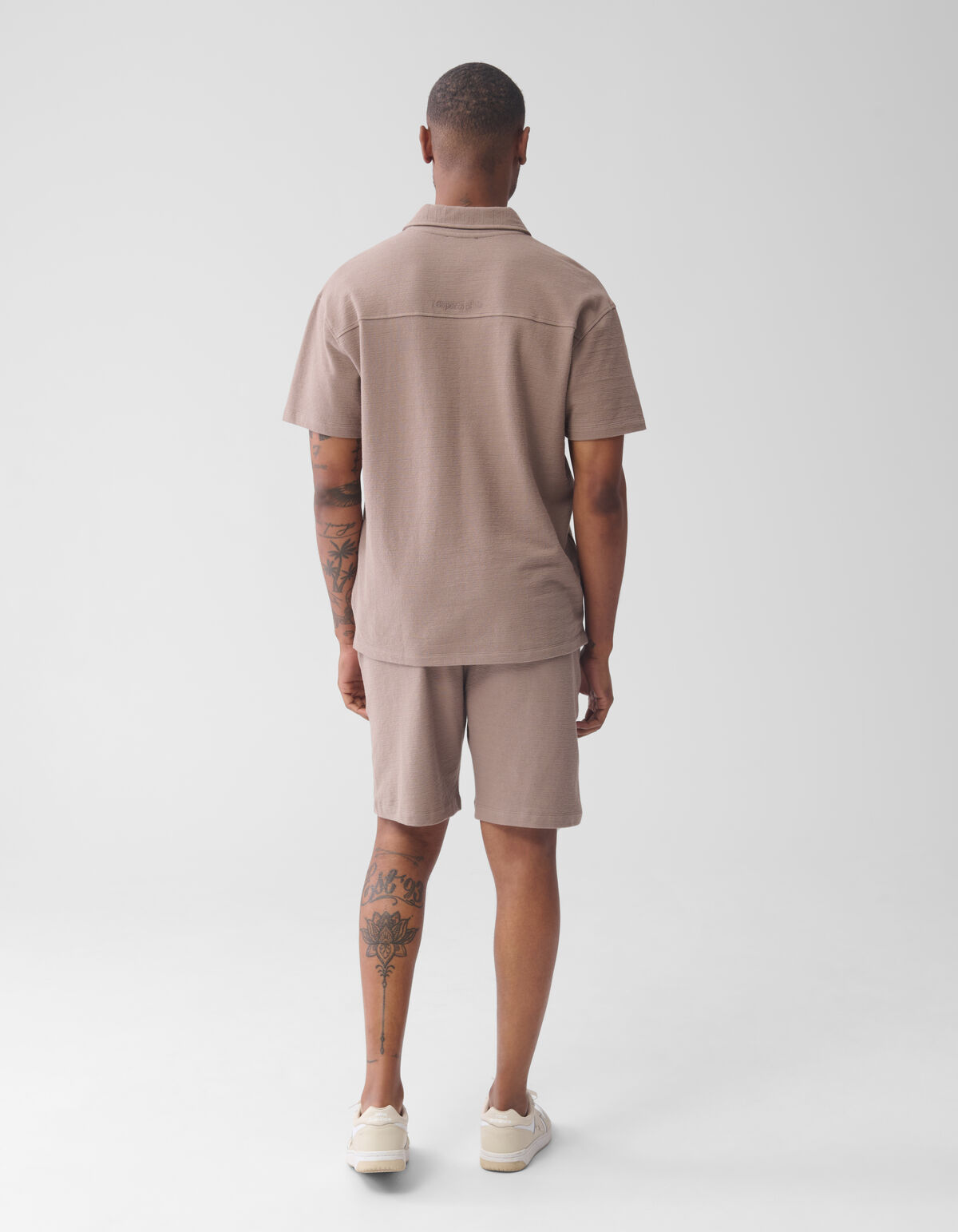 Embroidery Polo Lichtbruin SHOEBY MEN