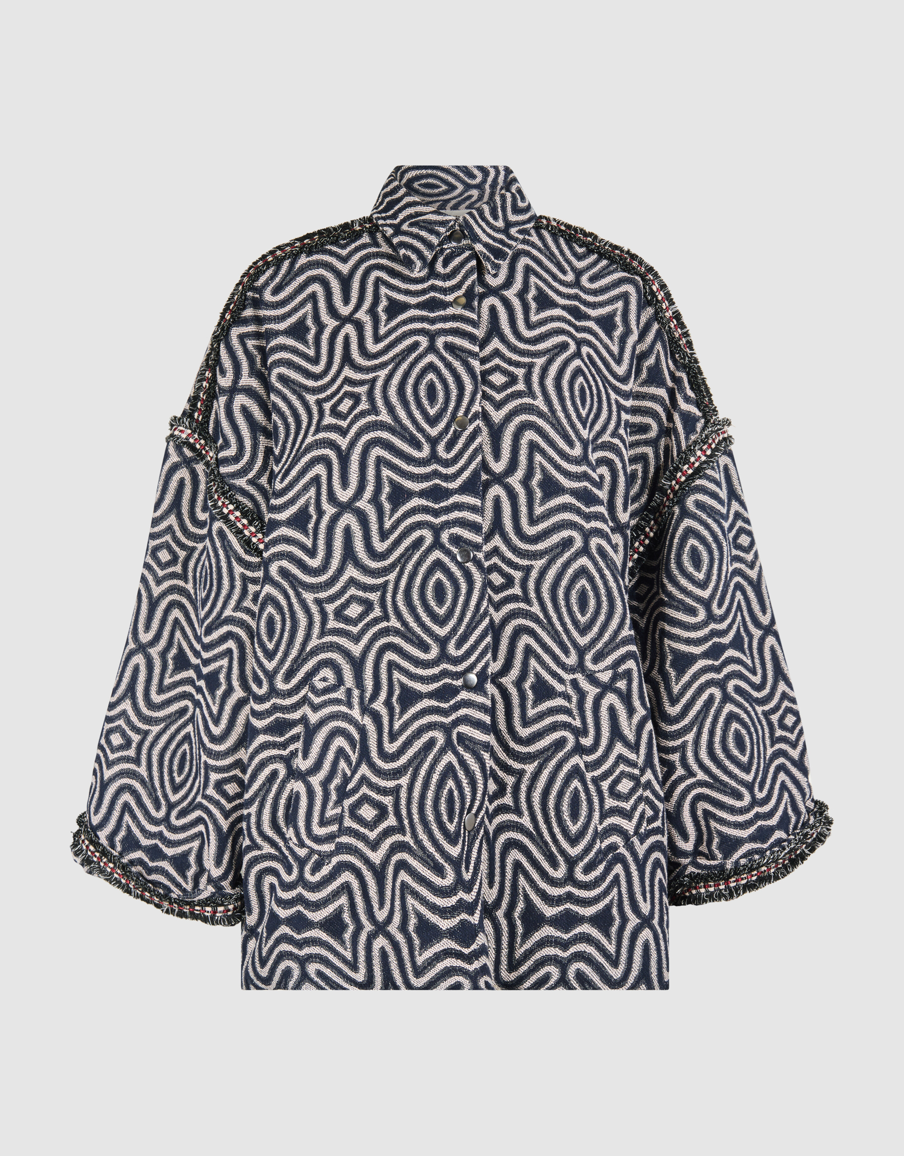 Jacquard Tape Jack Donkerblauw By Mieke SHOEBY WOMEN