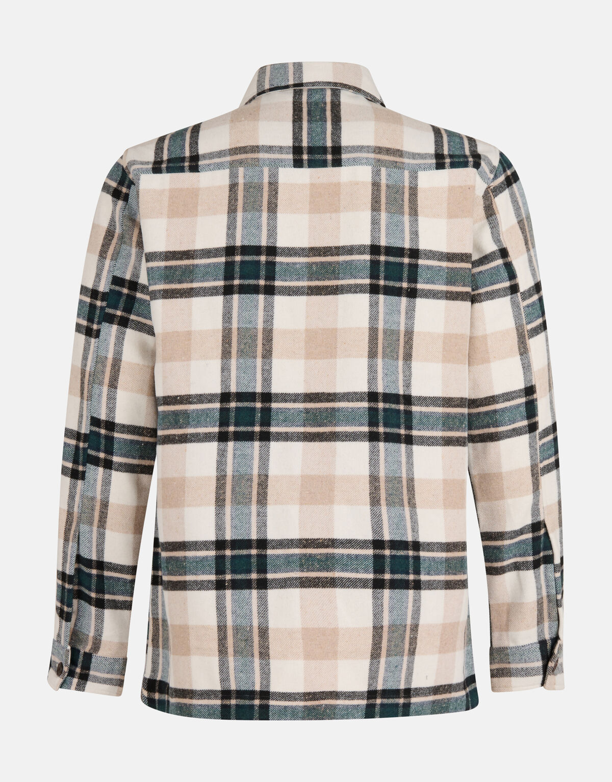 Geruit Overshirt Beige SHOEBY MEN