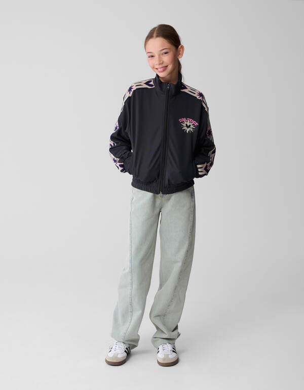 Heart Tape Zip Jack Donkergrijs SHOEBY GIRLS