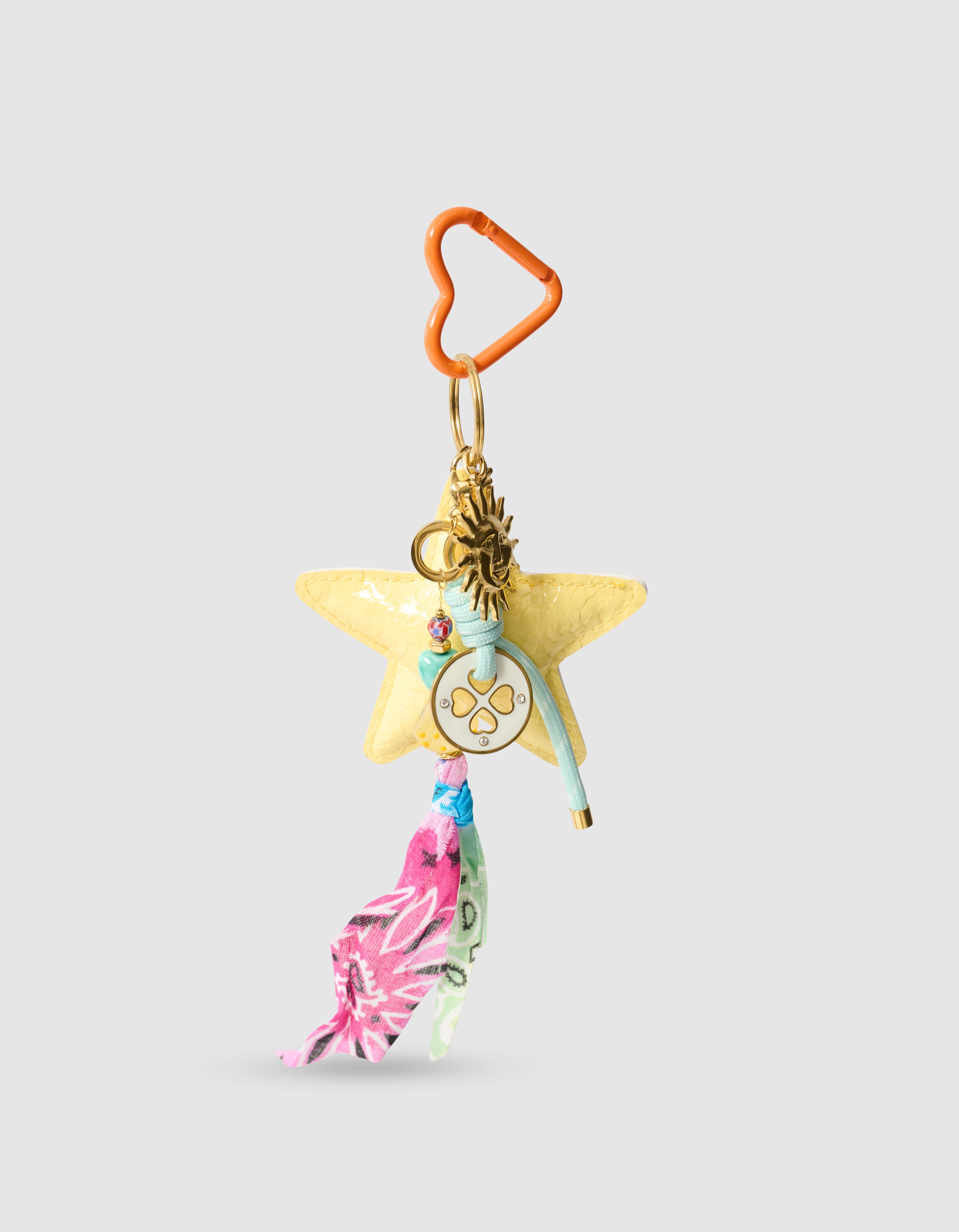 Ster Bag Charm Geel SHOEBY ACCESSOIRES