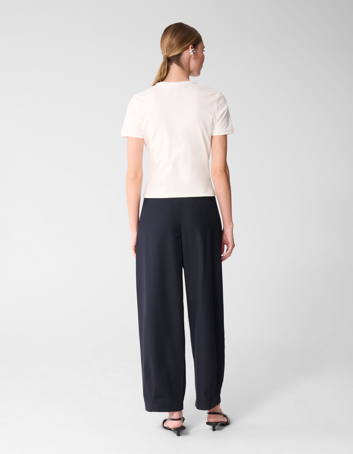 Tailored T-shirt Gebroken Wit By Lonneke SHOEBY WOMEN