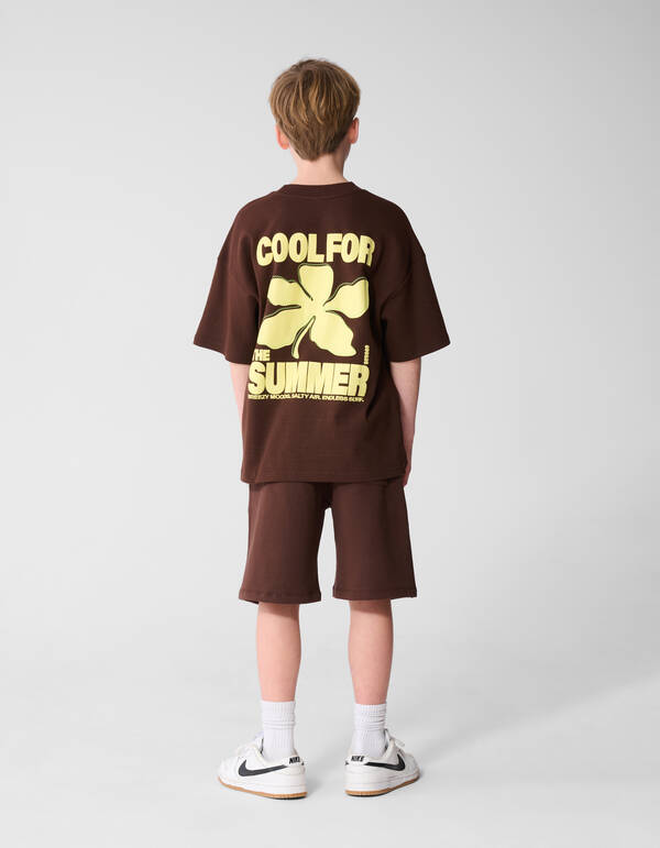 Cool Relaxed Fit Short Donkerbruin SHOEBY BOYS