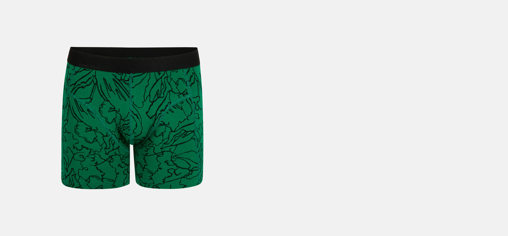 Line Boxershort Groen SHOEBY ACCESSOIRES