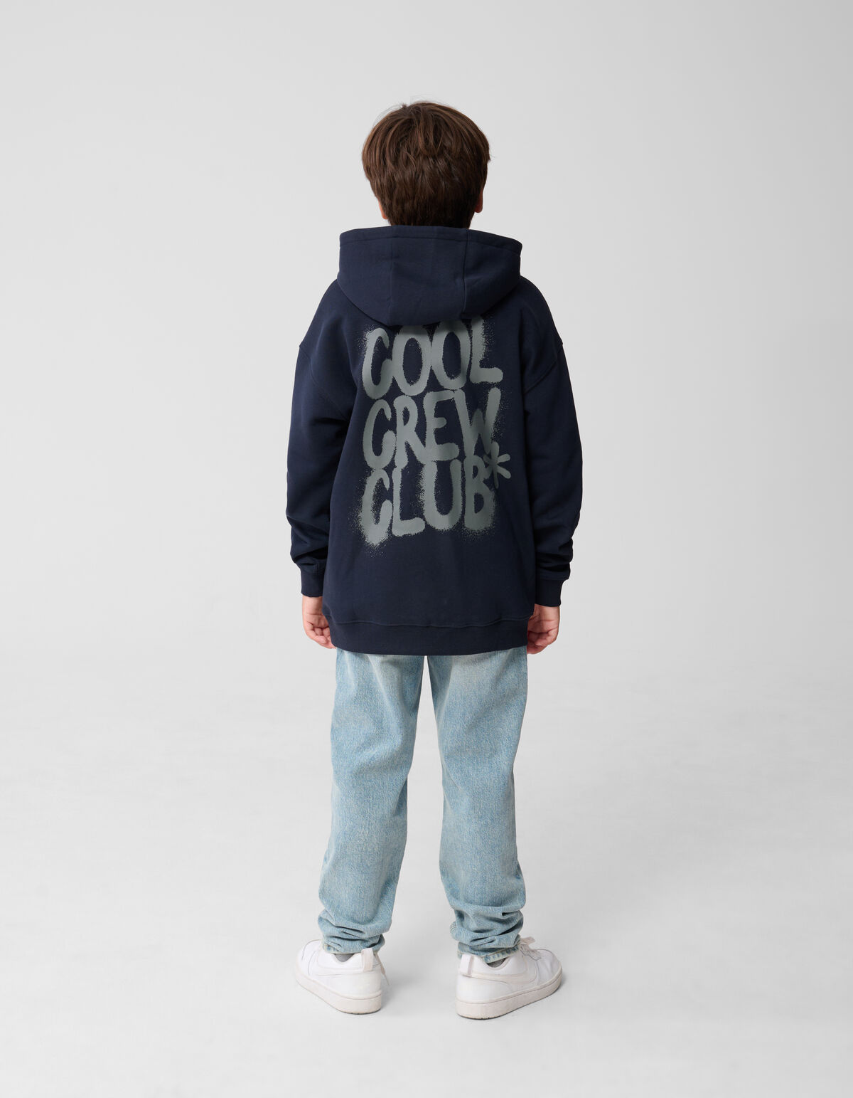Cool Artwork Hoodie Donkerblauw SHOEBY BOYS