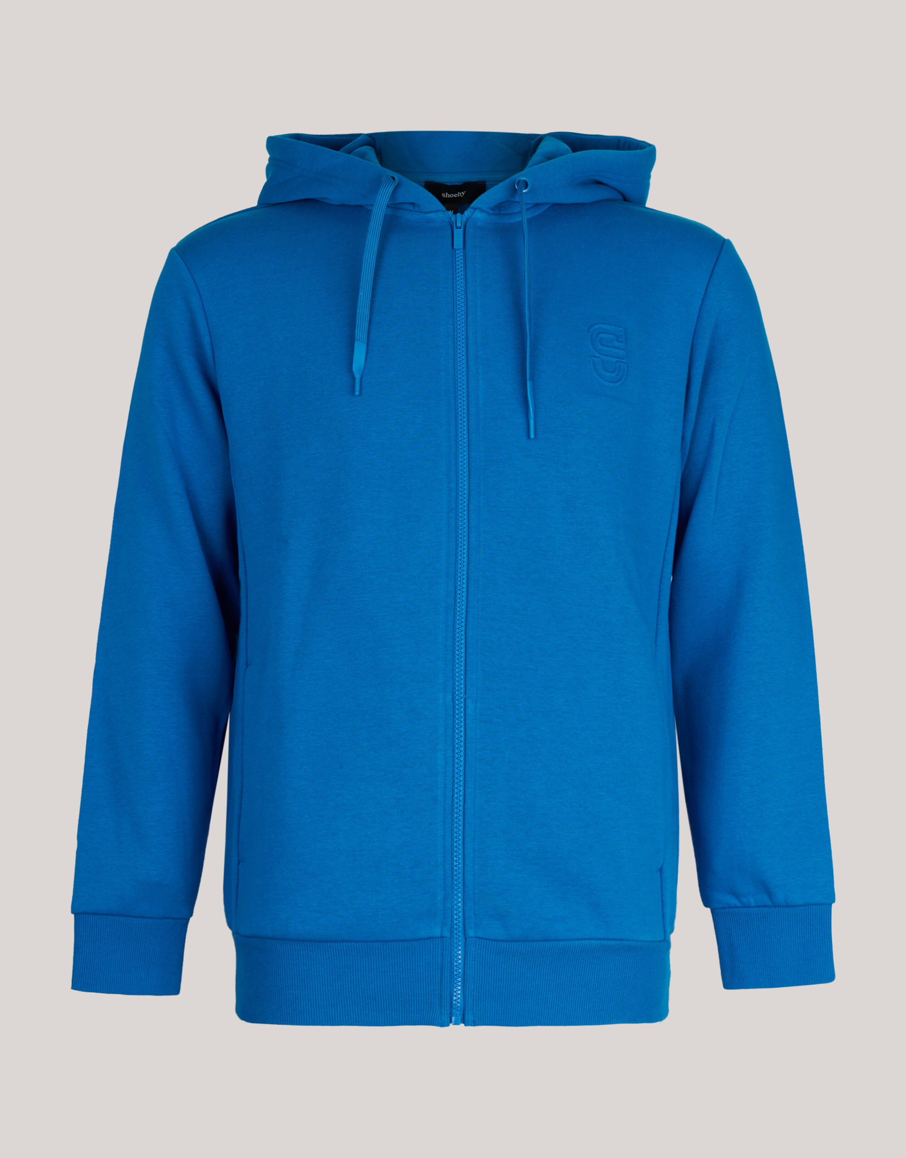 Zipper Hoodie Blauw SHOEBY MEN