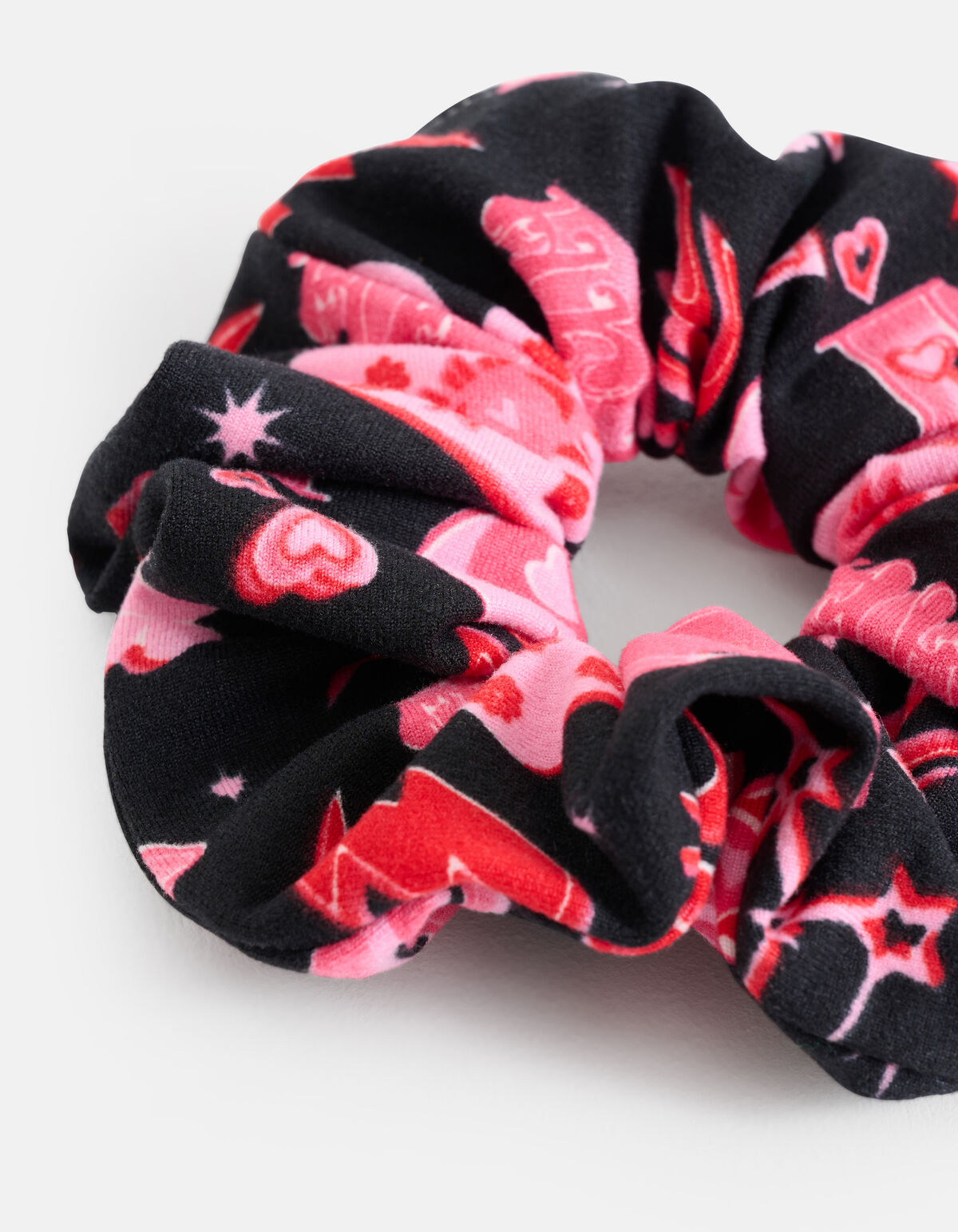 Printed Scrunchie Roze SHOEBY ACCESSOIRES